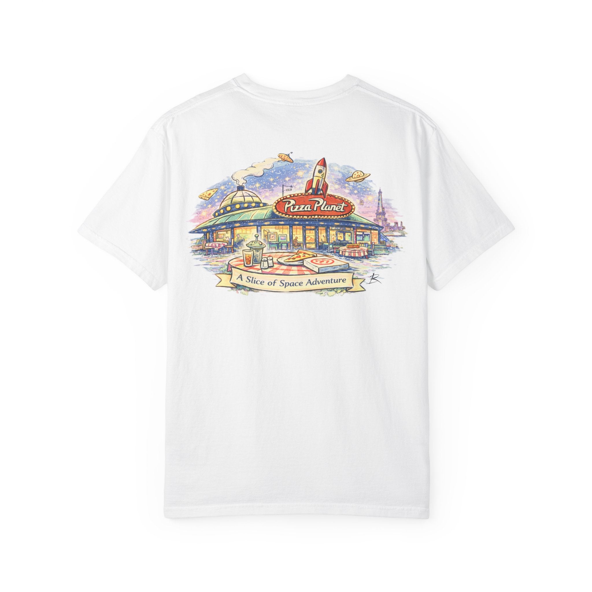 Pizza Planet – Sketch Tee | Storybook Suppers