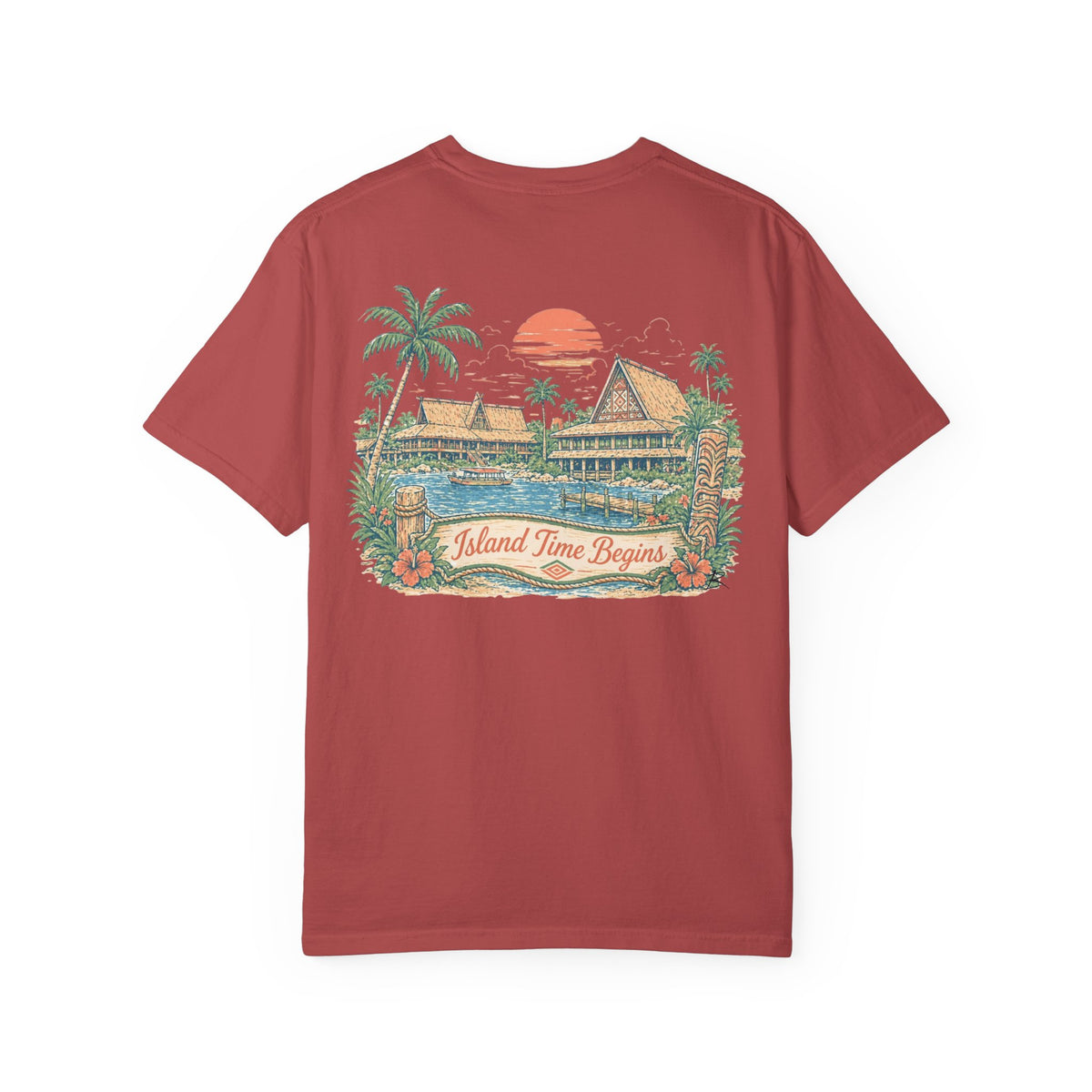 Polynesian – Sketch Tee | Pastel Escapes