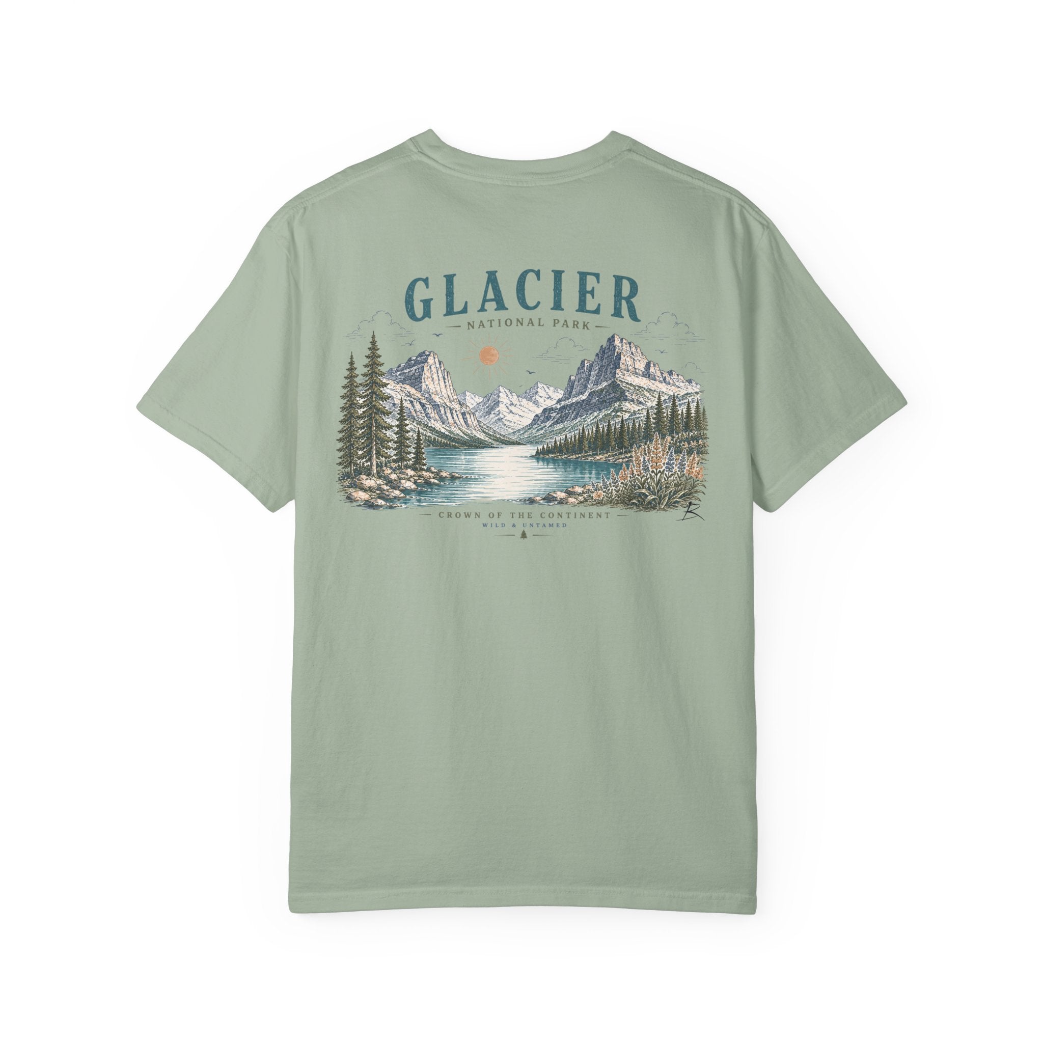 Glacier – Sketch Tee | Summits & Sunsets