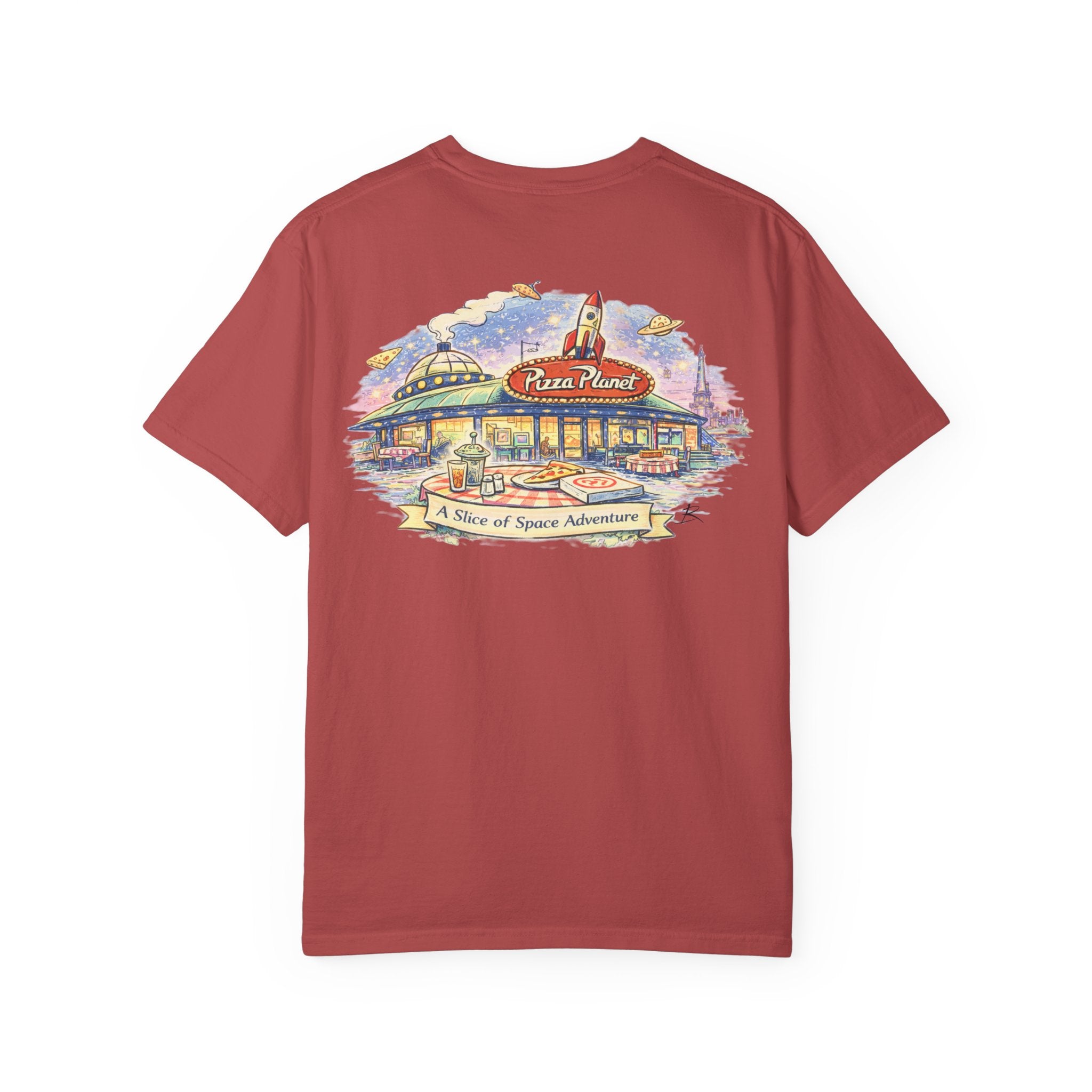 Pizza Planet – Sketch Tee | Storybook Suppers