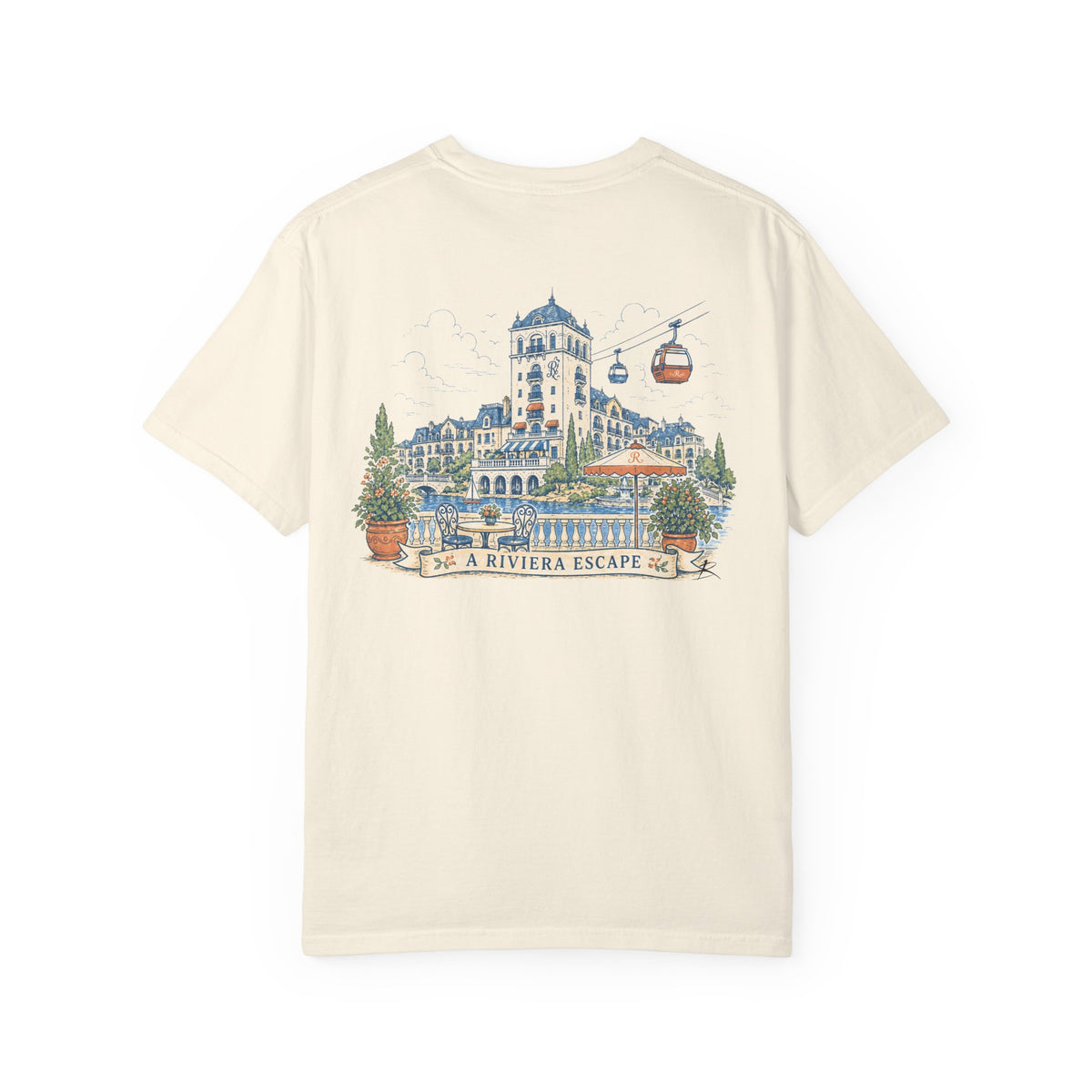 Riviera – Sketch Tee | Pastel Escapes