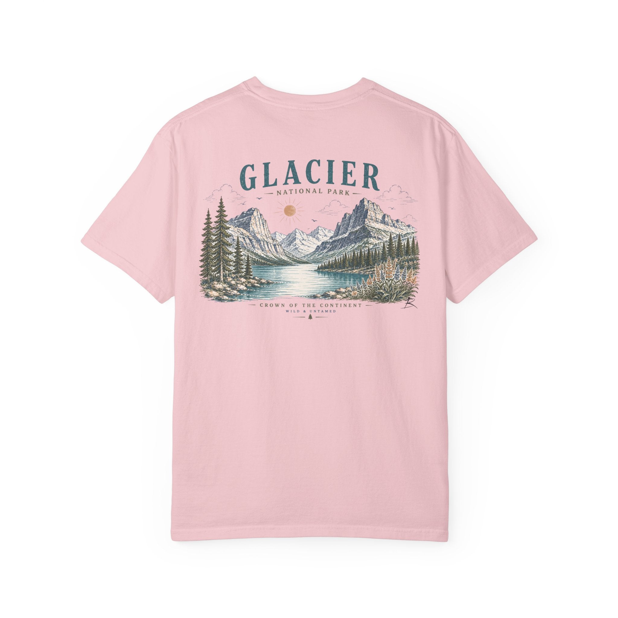 Glacier – Sketch Tee | Summits & Sunsets