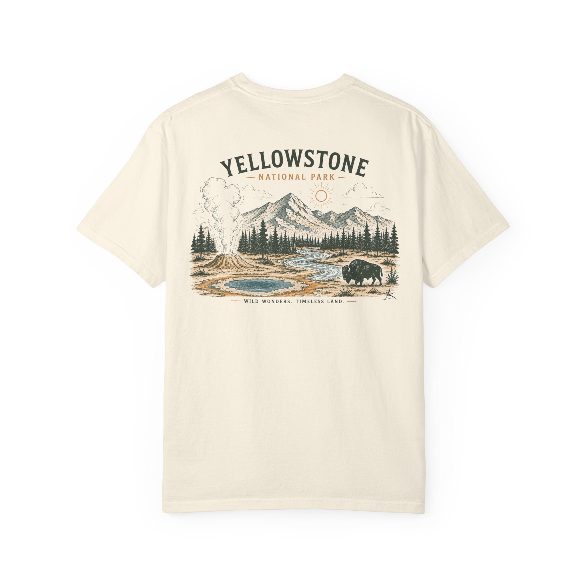 Yellowstone – Sketch Tee | Summits & Sunsets
