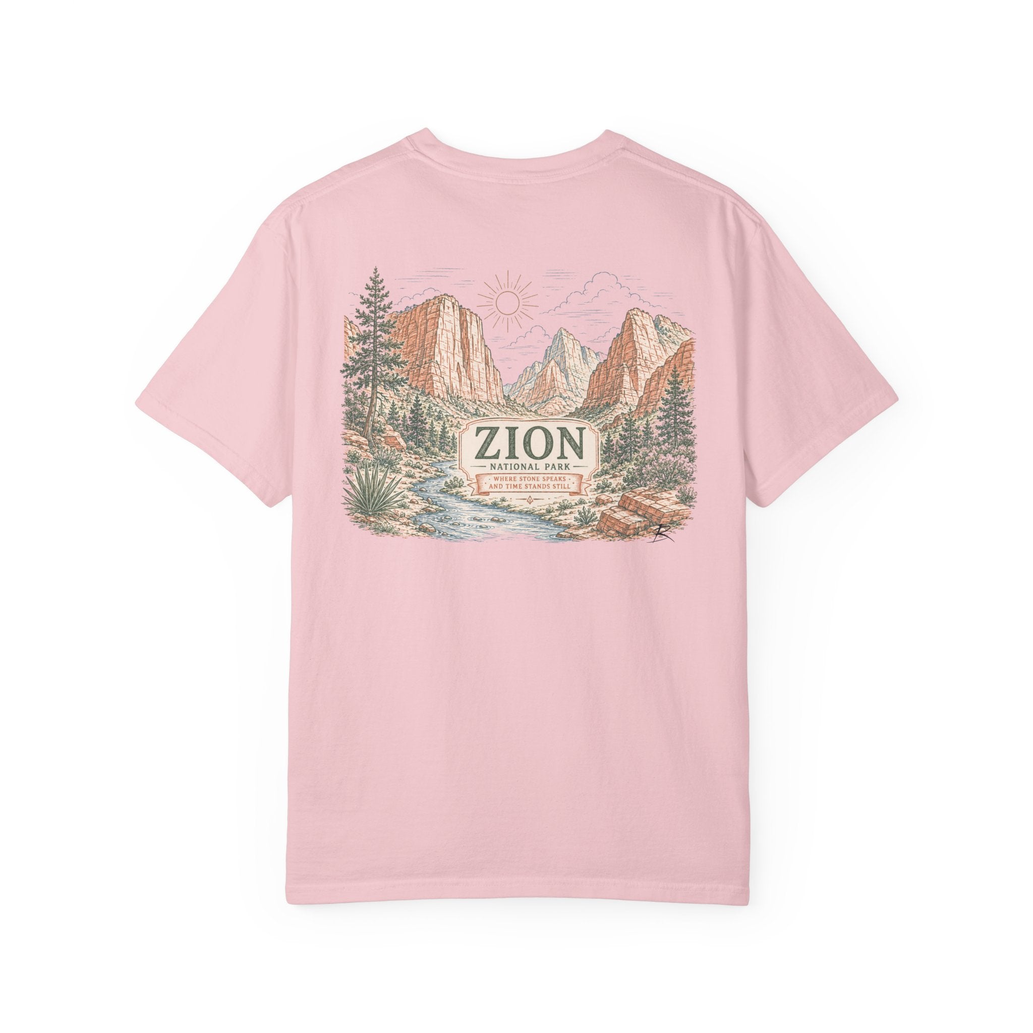 Zion – Sketch Tee | Summits & Sunsets