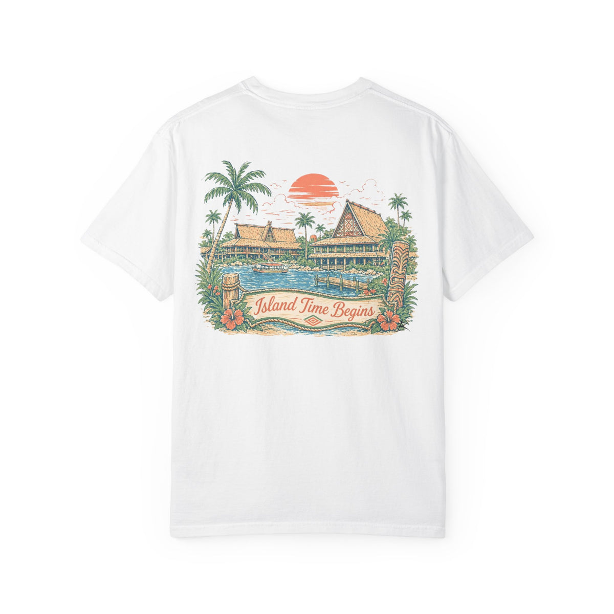 Polynesian – Sketch Tee | Pastel Escapes