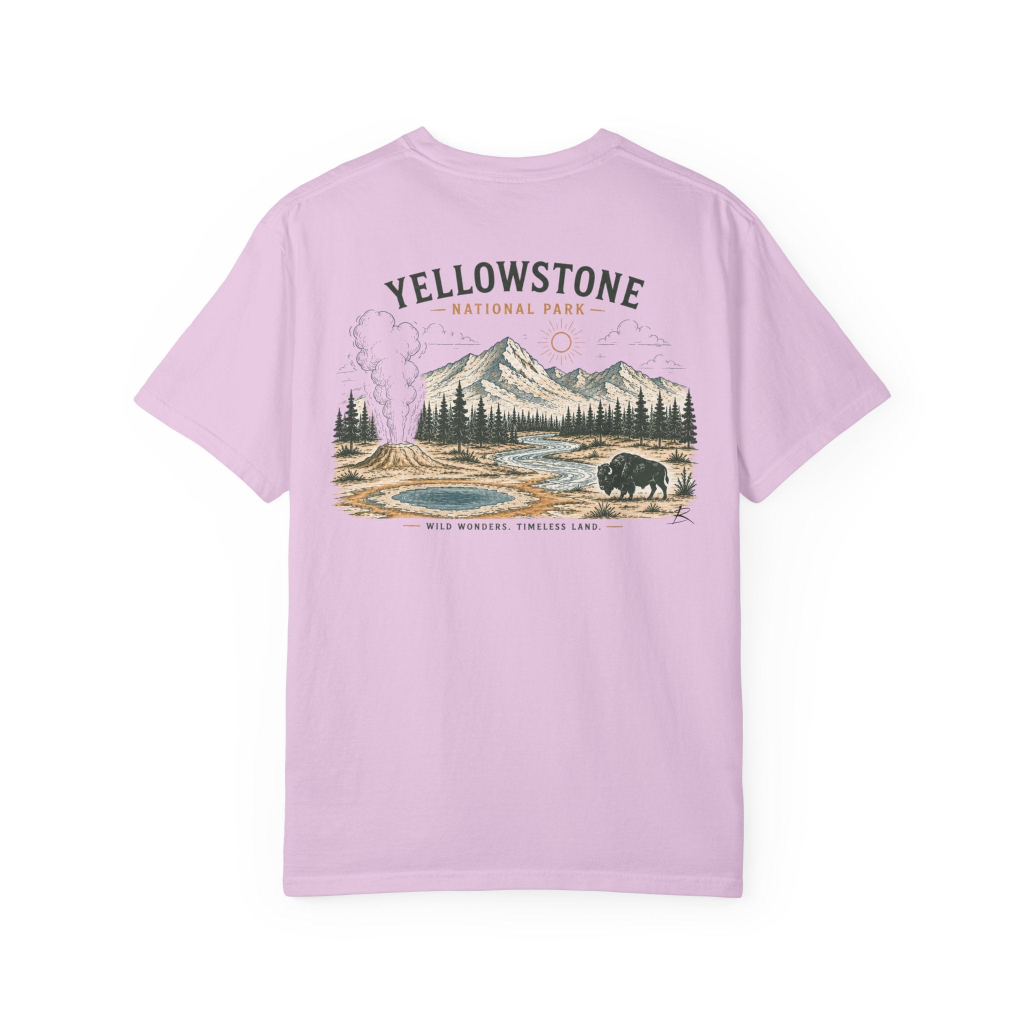 Yellowstone – Sketch Tee | Summits & Sunsets