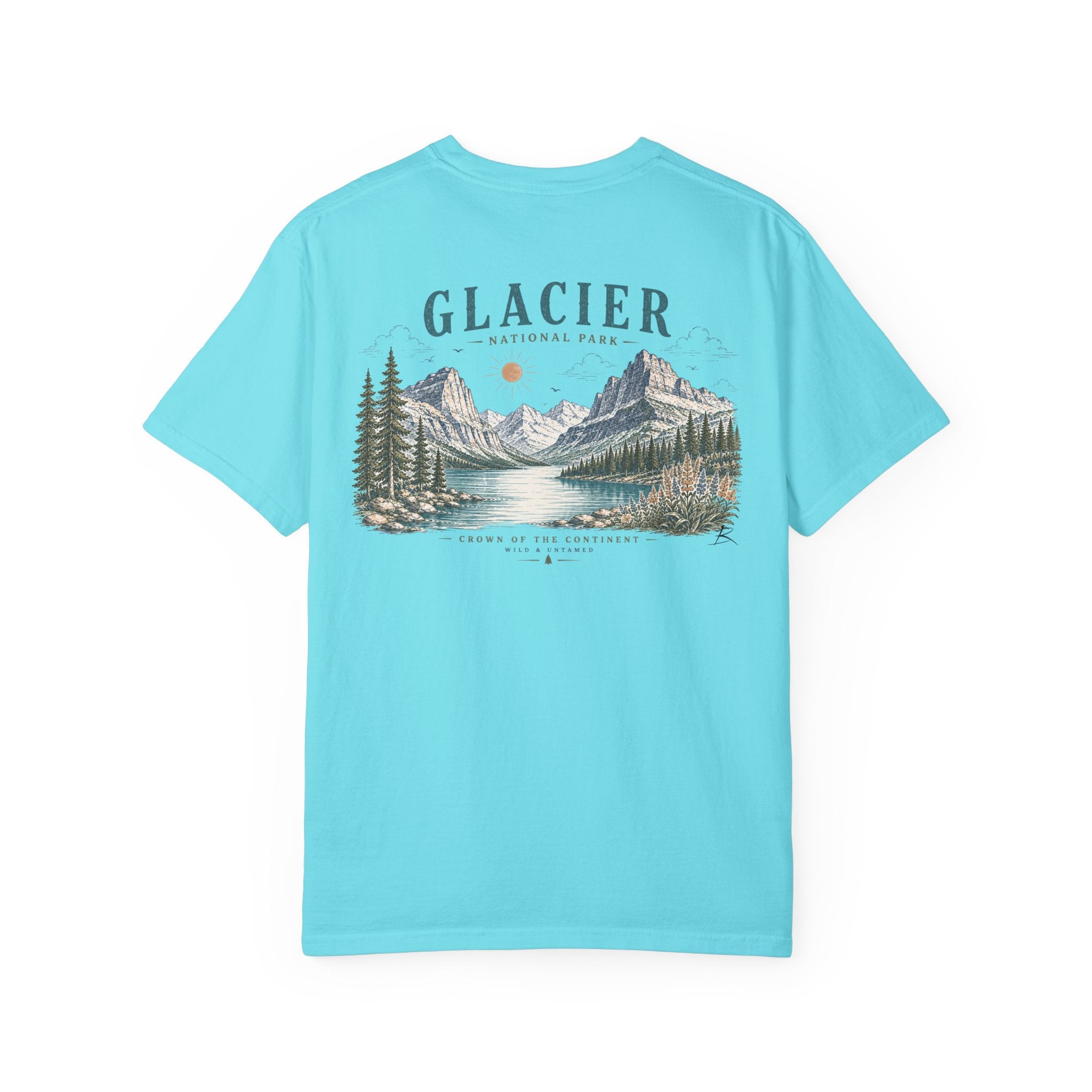 Glacier – Sketch Tee | Summits & Sunsets