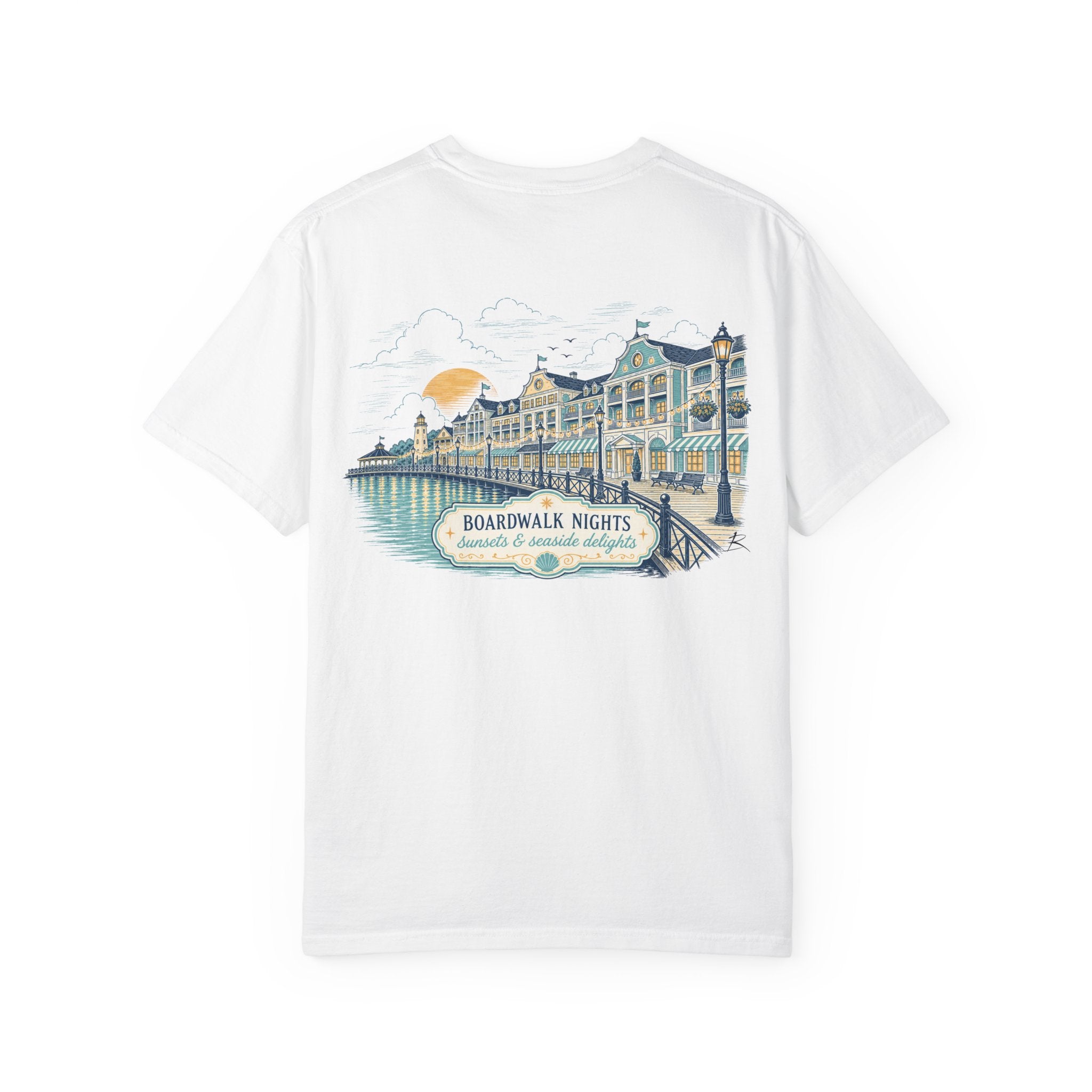 Boardwalk – Sketch Tee | Pastel Escapes