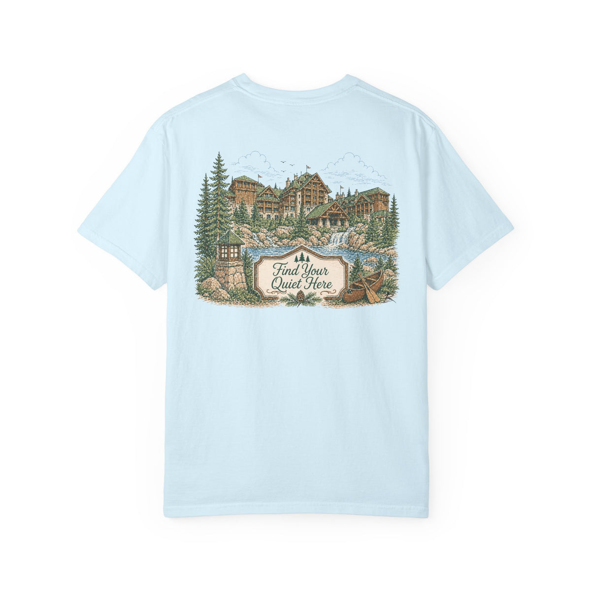 Wilderness Lodge– Sketch Tee | Pastel Escapes