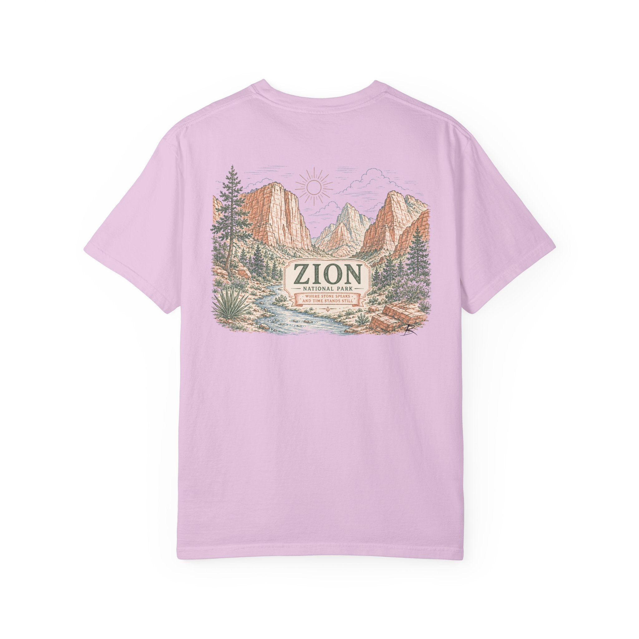 Zion – Sketch Tee | Summits & Sunsets
