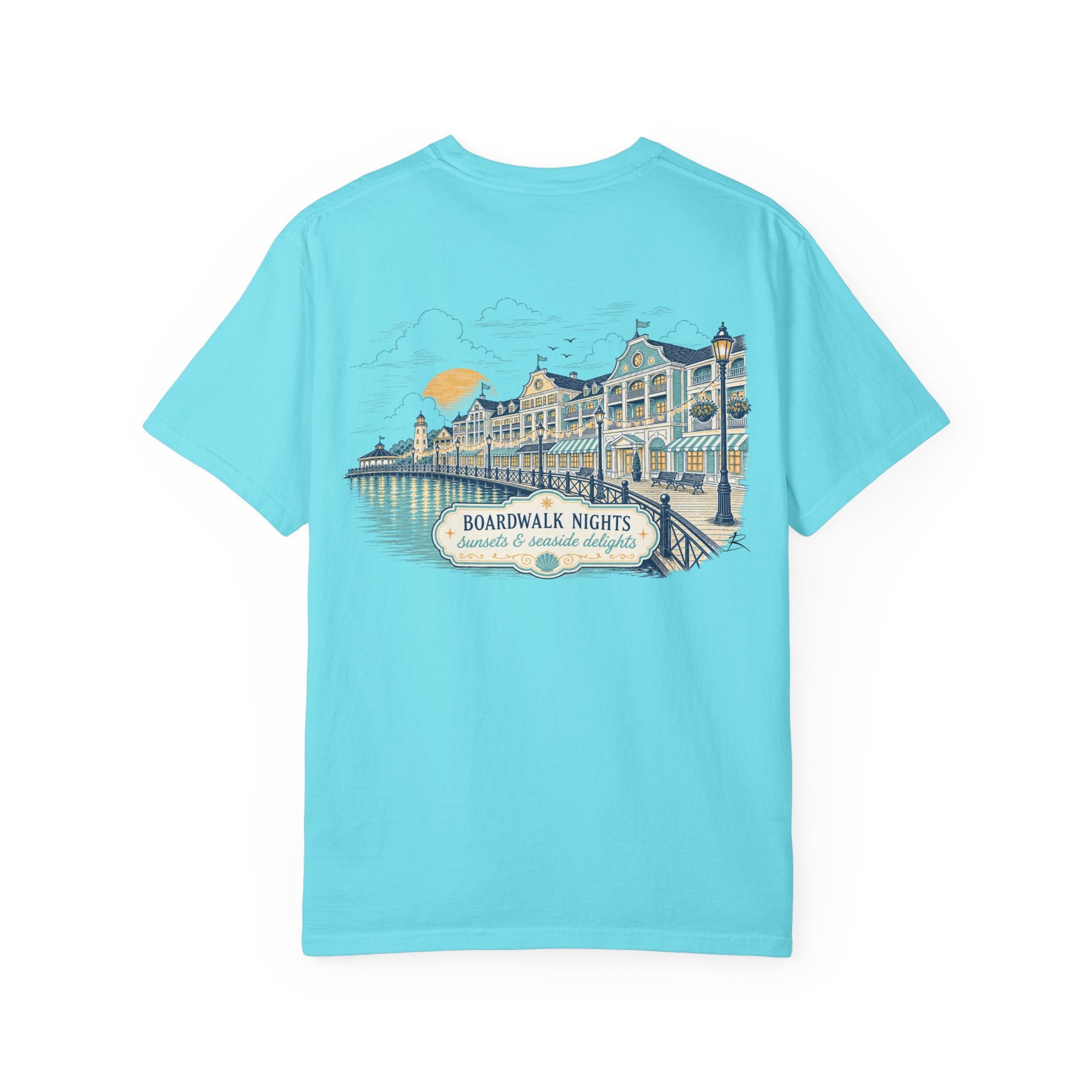 Boardwalk – Sketch Tee | Pastel Escapes