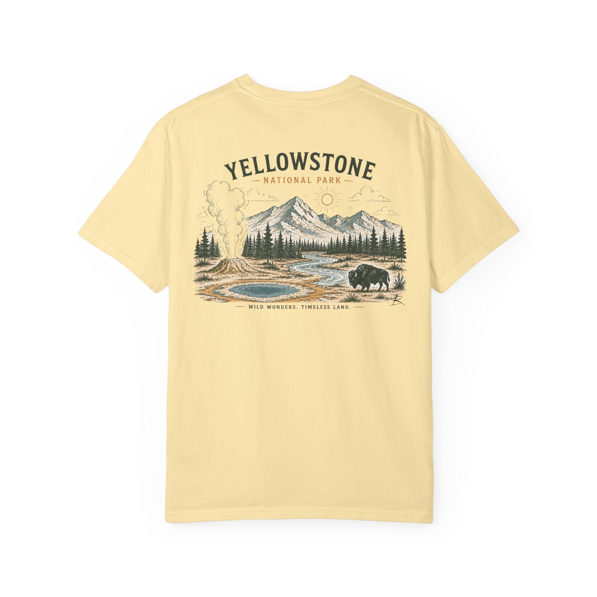 Yellowstone – Sketch Tee | Summits & Sunsets