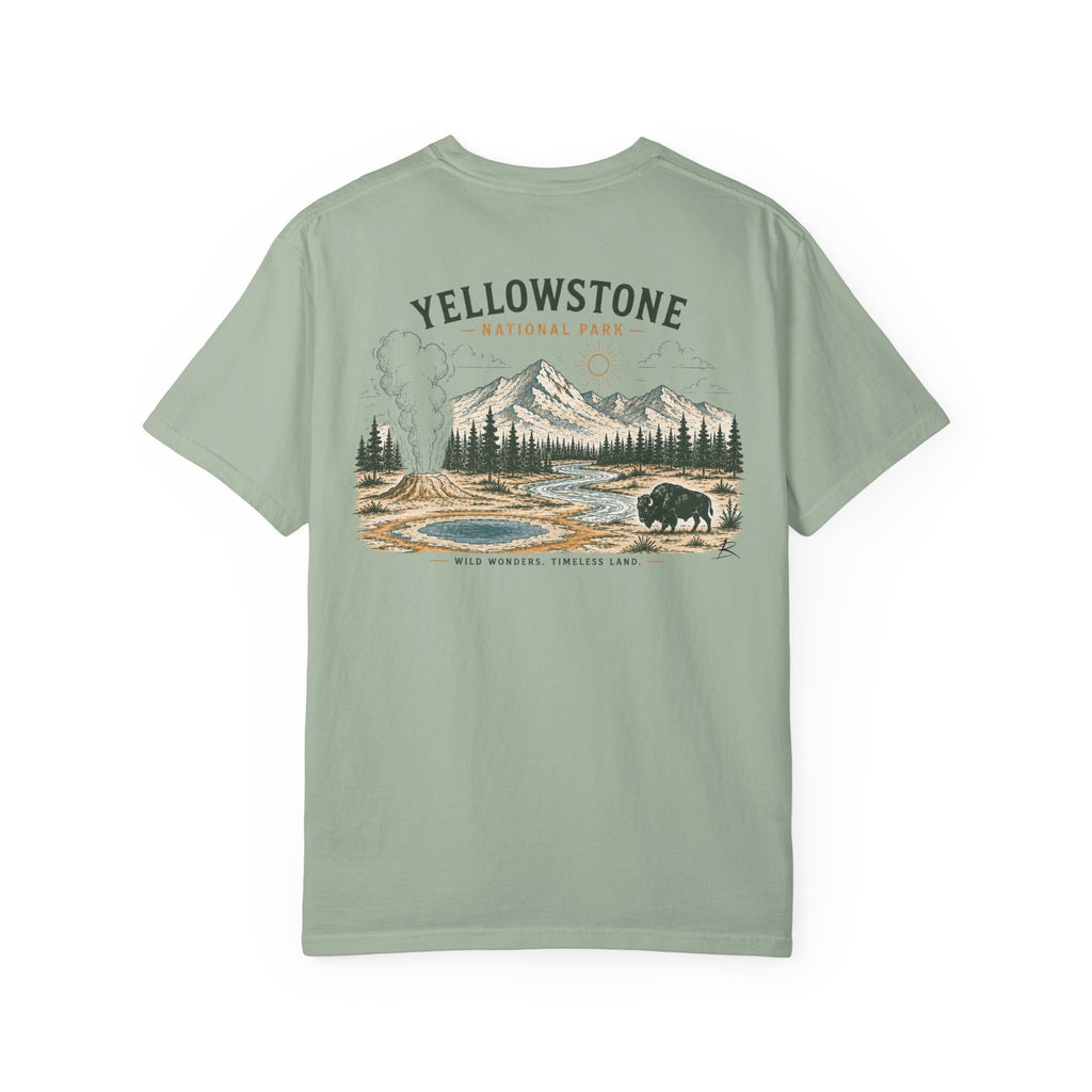 Yellowstone – Sketch Tee | Summits & Sunsets