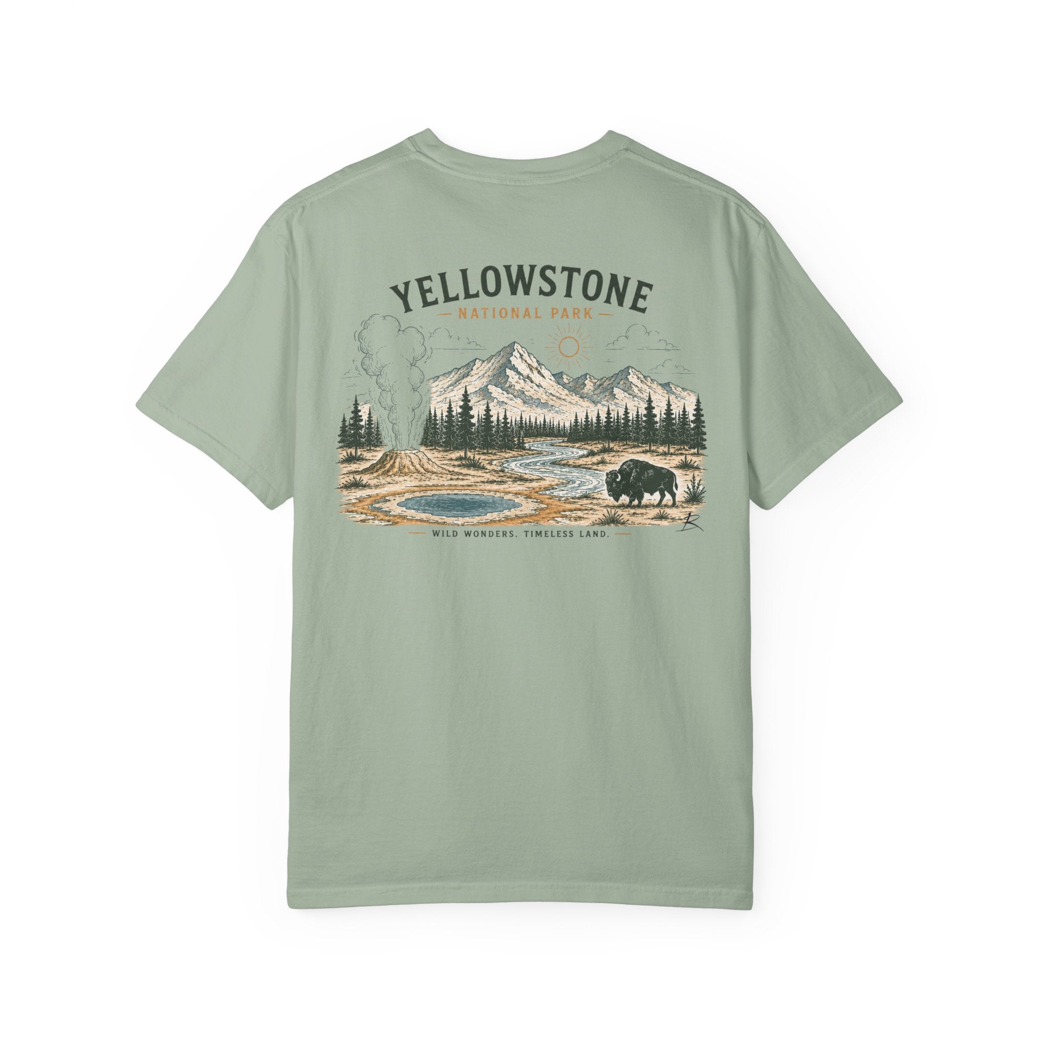 Yellowstone – Sketch Tee | Summits & Sunsets
