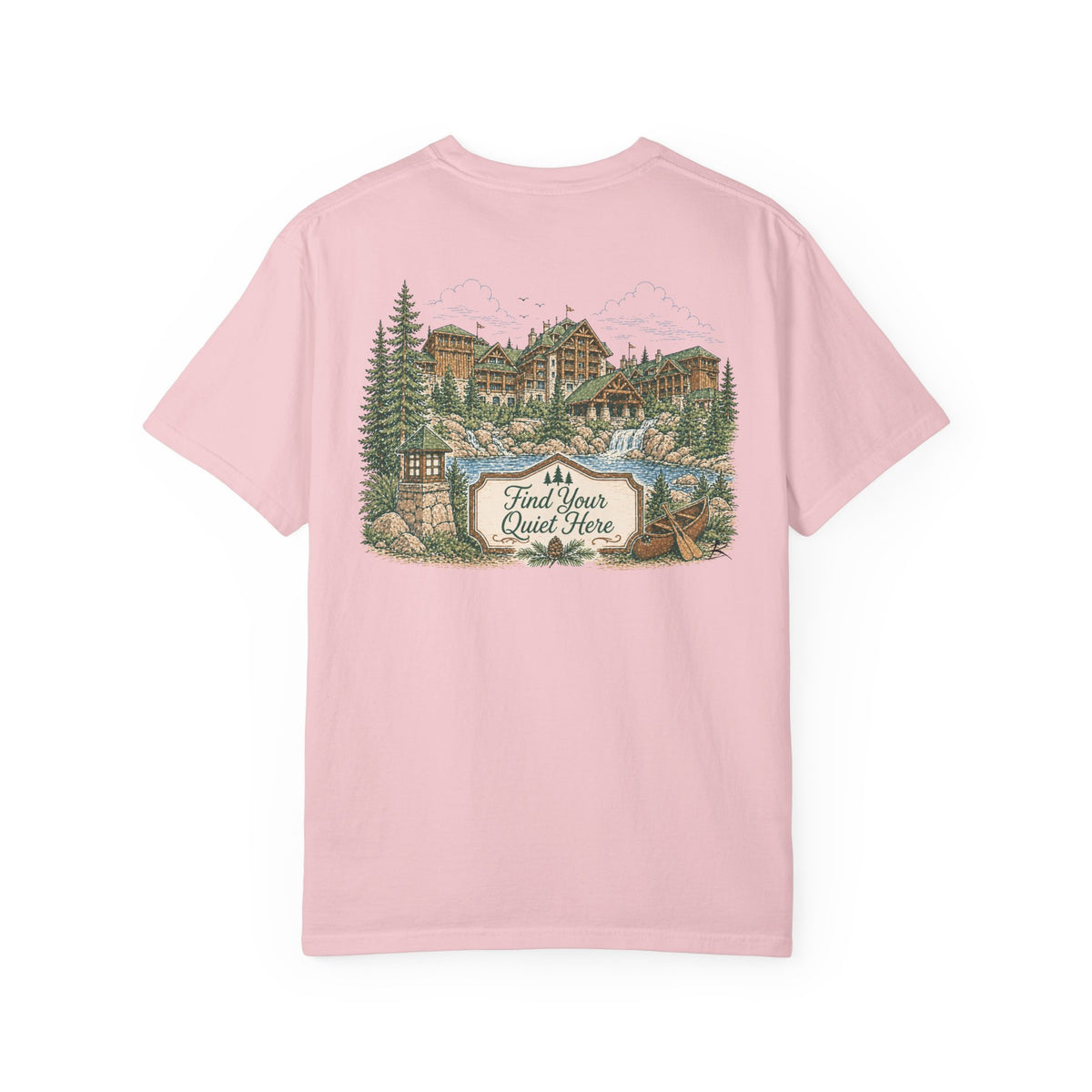 Wilderness Lodge– Sketch Tee | Pastel Escapes