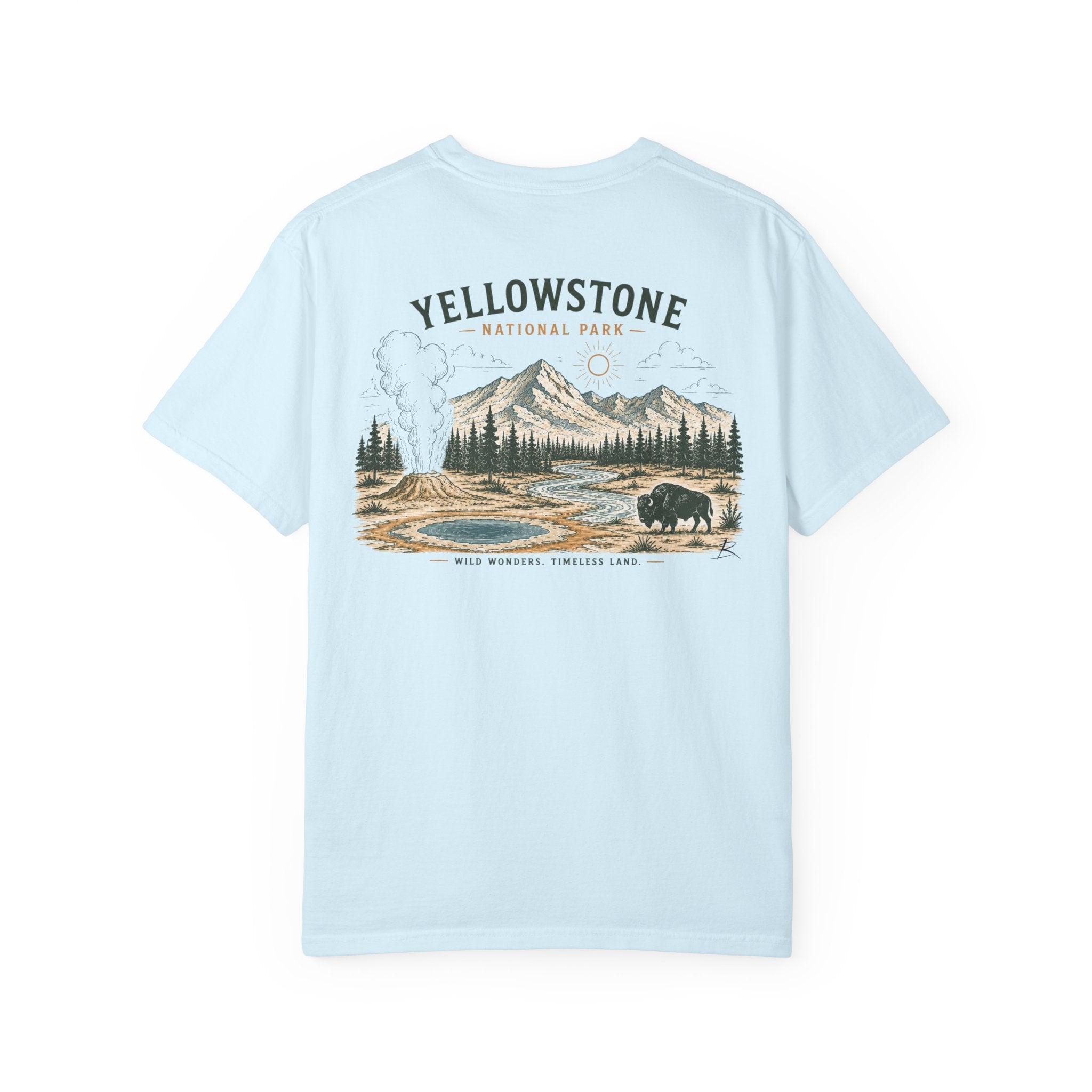 Yellowstone – Sketch Tee | Summits & Sunsets