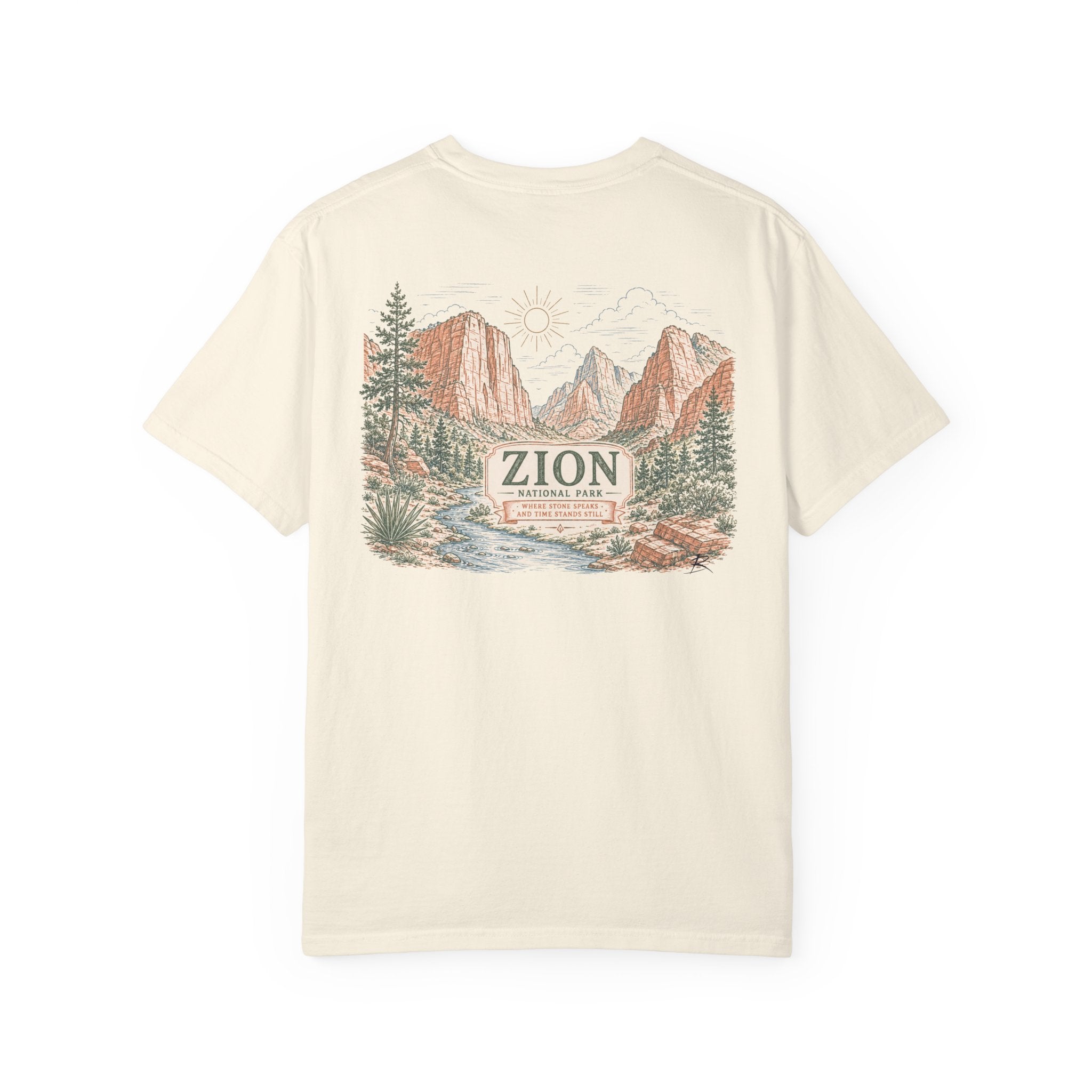 Zion – Sketch Tee | Summits & Sunsets
