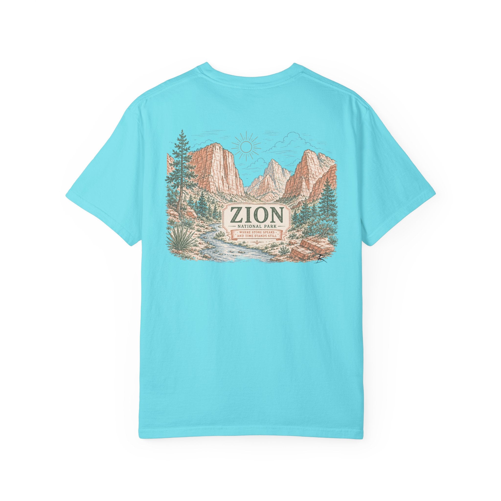 Zion – Sketch Tee | Summits & Sunsets