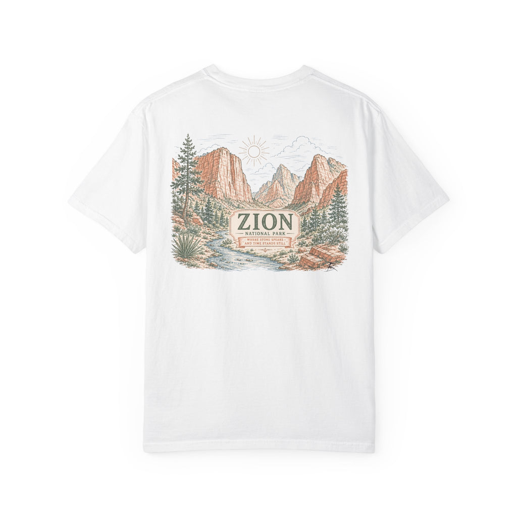 Zion – Sketch Tee | Summits & Sunsets