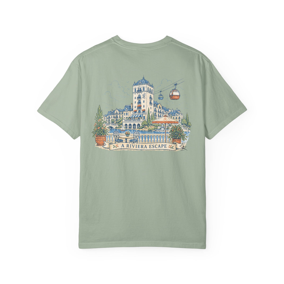 Riviera – Sketch Tee | Pastel Escapes