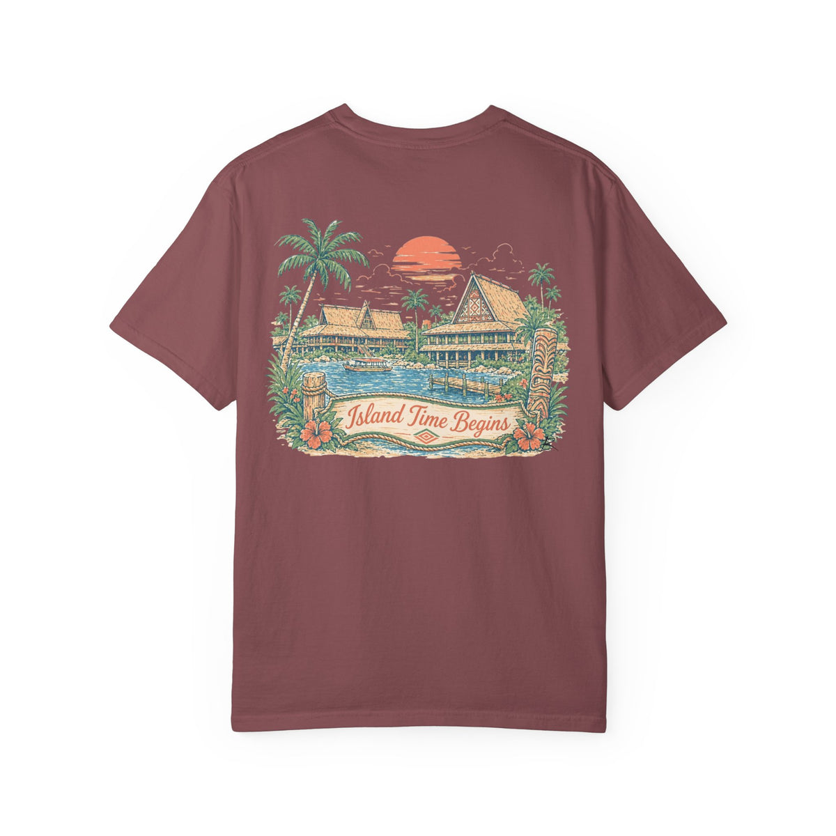 Polynesian – Sketch Tee | Pastel Escapes