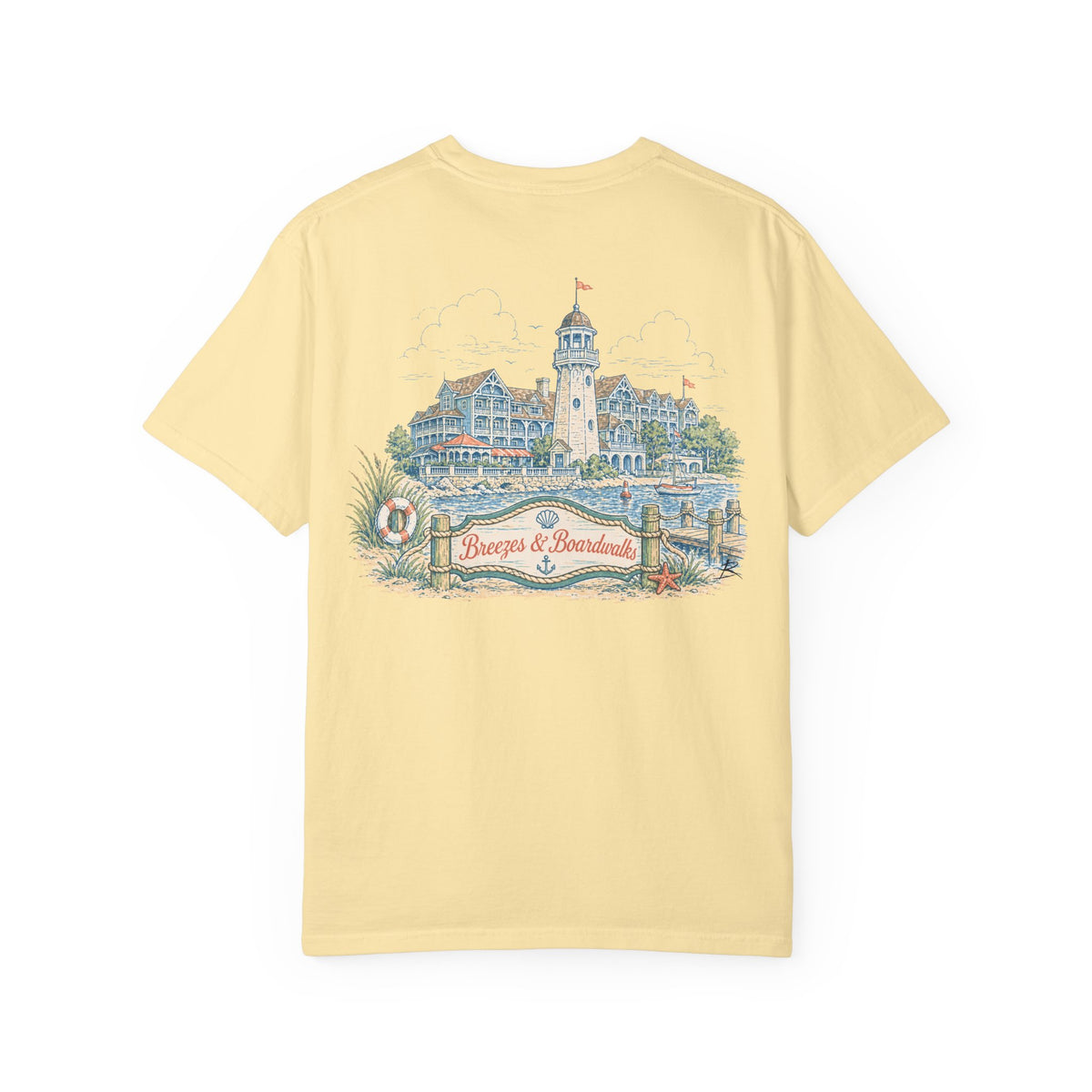 Beach Club – Sketch Tee | Pastel Escapes