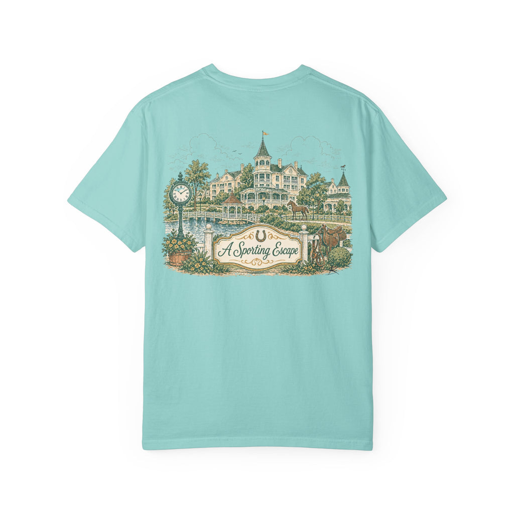 Saratoga Springs – Sketch Tee | Pastel Escapes