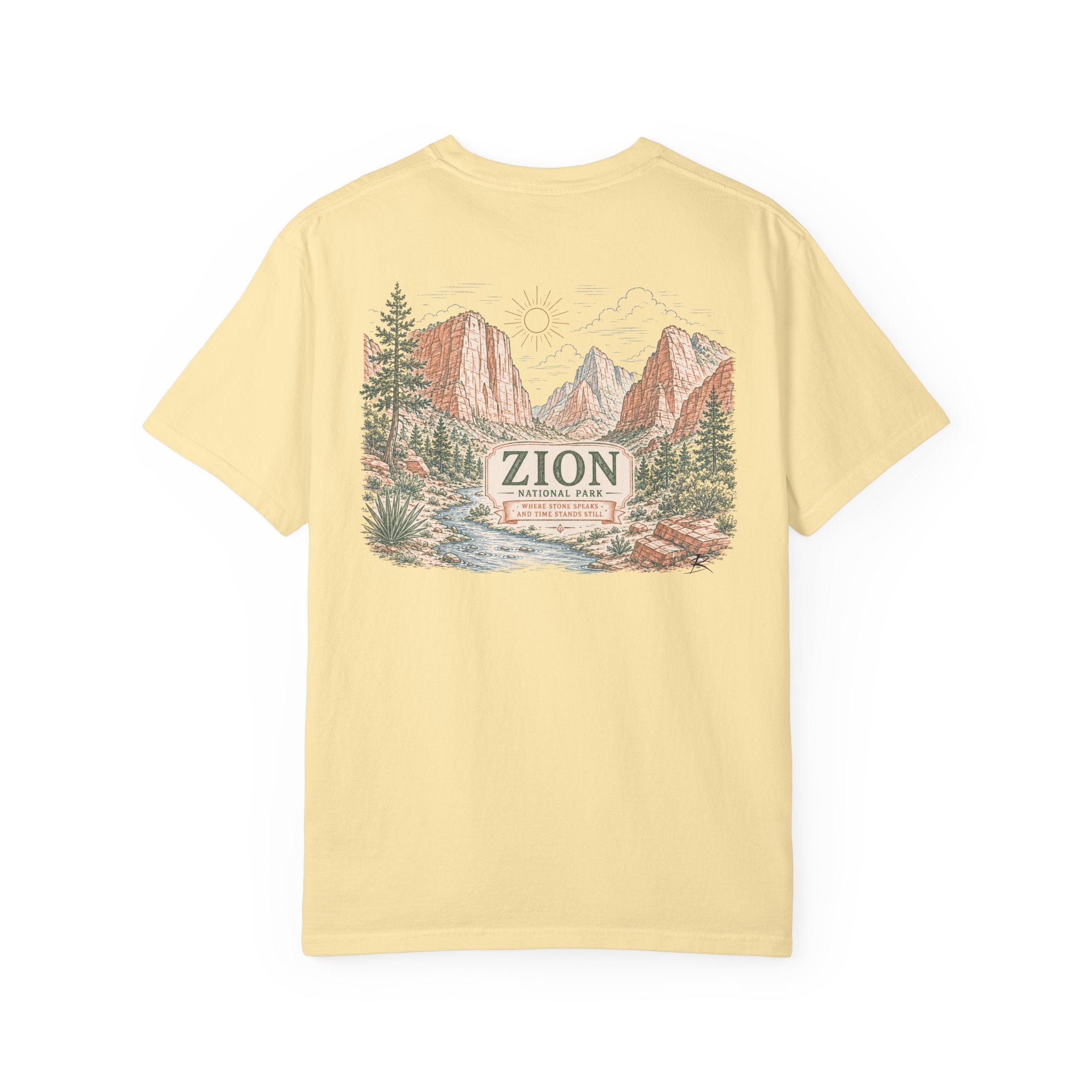 Zion – Sketch Tee | Summits & Sunsets