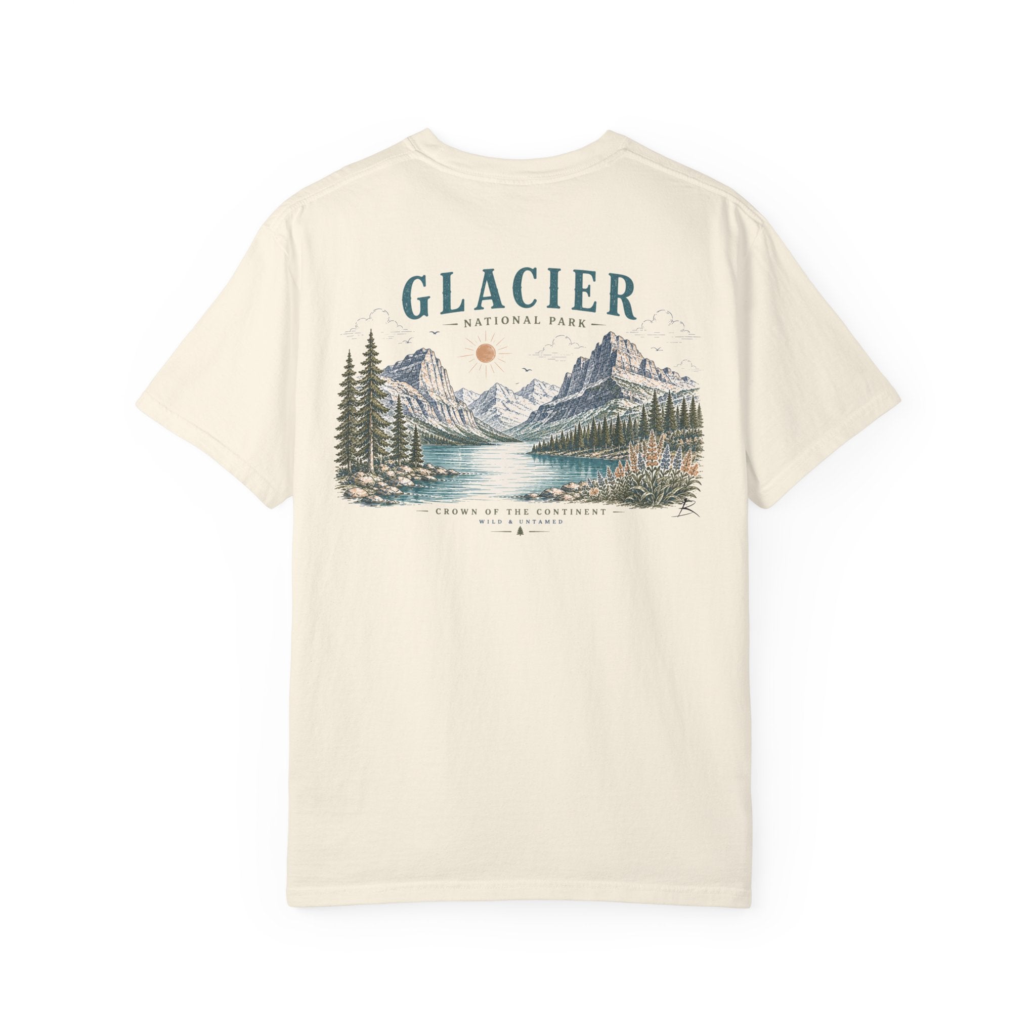 Glacier – Sketch Tee | Summits & Sunsets