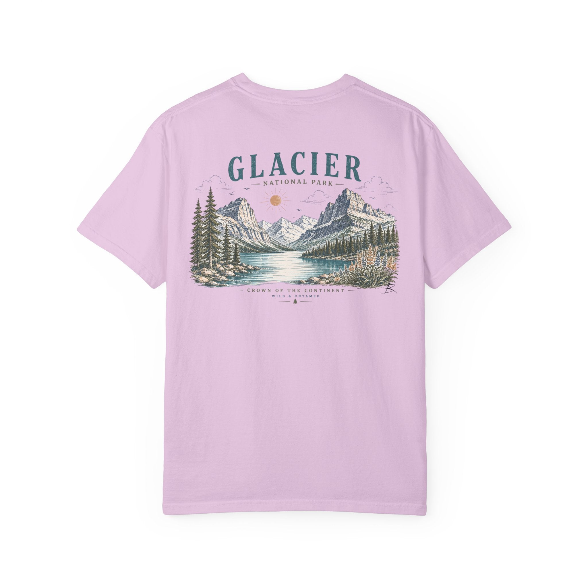 Glacier – Sketch Tee | Summits & Sunsets