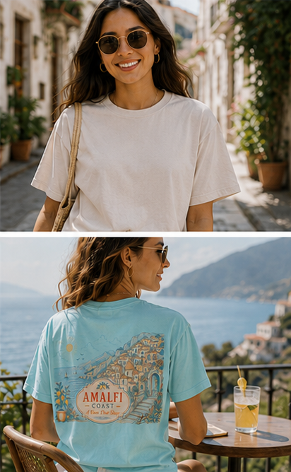 Amalfi Coast – Sketch Tee | Endless Summer