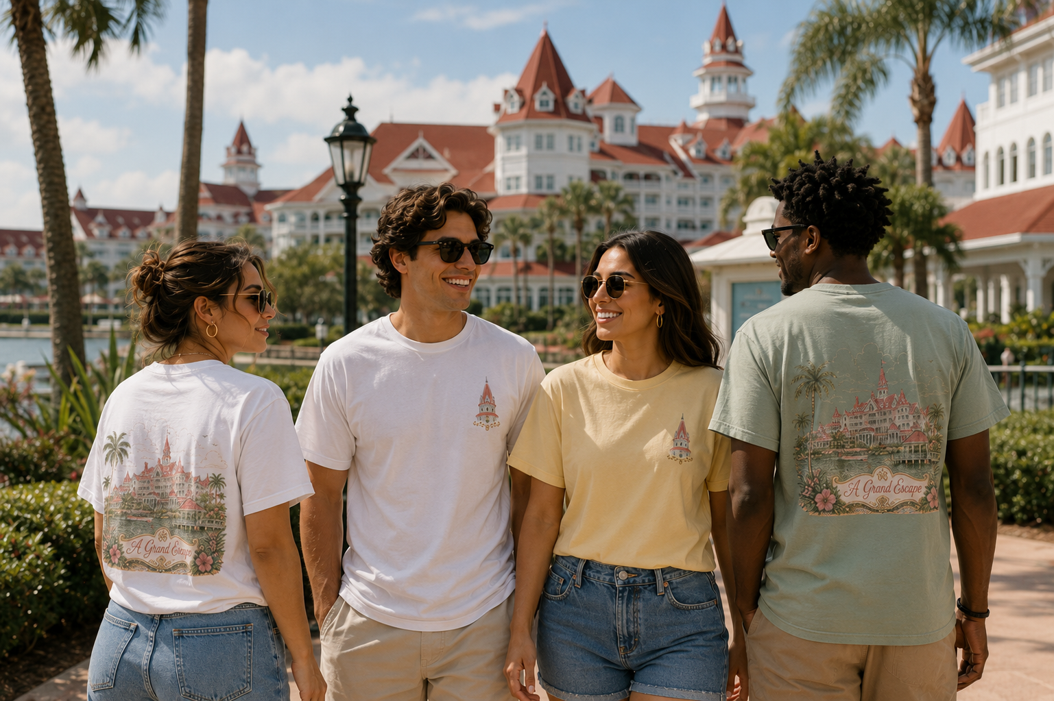 Grand Floridian – Sketch Tee | Pastel Escapes