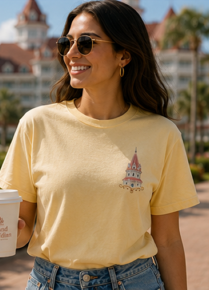 Grand Floridian – Sketch Tee | Pastel Escapes