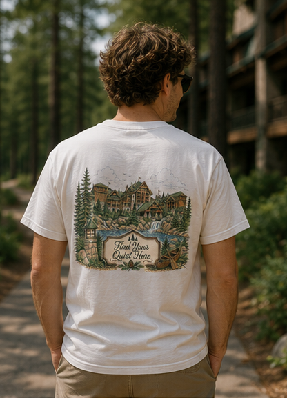 Wilderness Lodge– Sketch Tee | Pastel Escapes