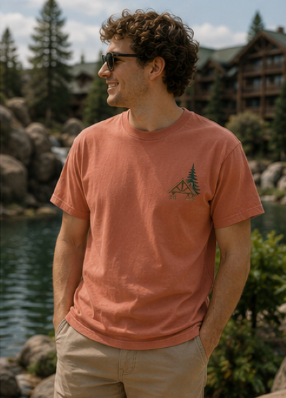 Wilderness Lodge– Sketch Tee | Pastel Escapes