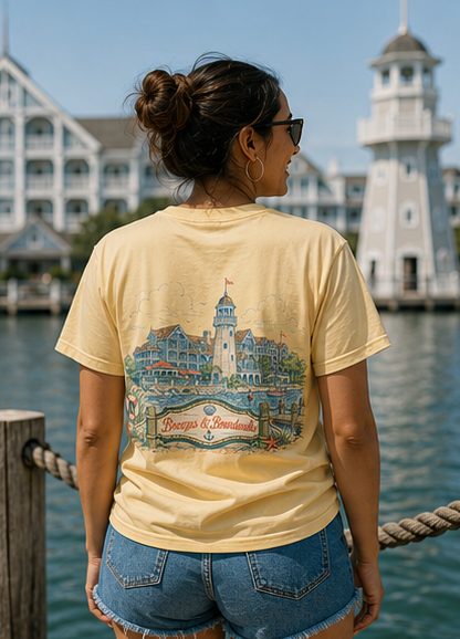 Beach Club – Sketch Tee | Pastel Escapes