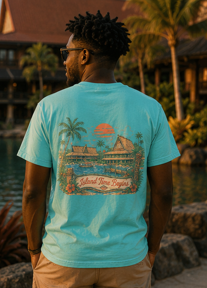 Polynesian – Sketch Tee | Pastel Escapes