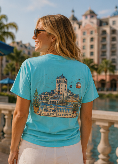 Riviera – Sketch Tee | Pastel Escapes