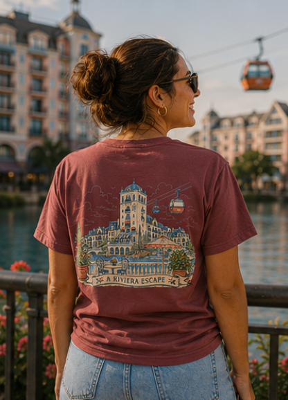 Riviera – Sketch Tee | Pastel Escapes