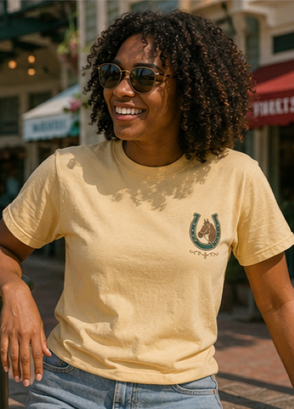 Saratoga Springs – Sketch Tee | Pastel Escapes