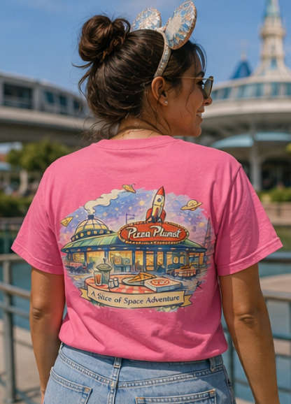 Pizza Planet – Sketch Tee | Storybook Suppers