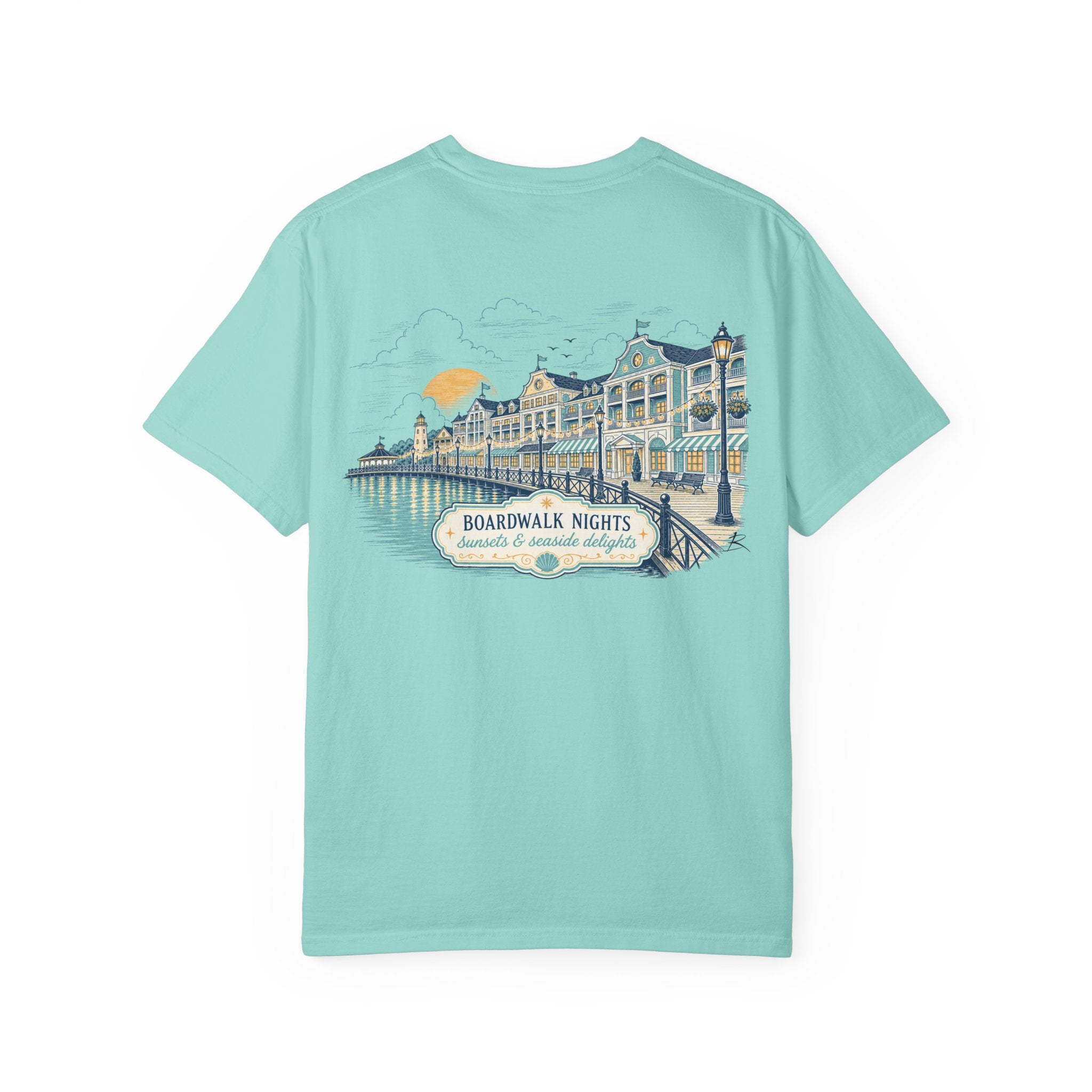 Boardwalk – Sketch Tee | Pastel Escapes