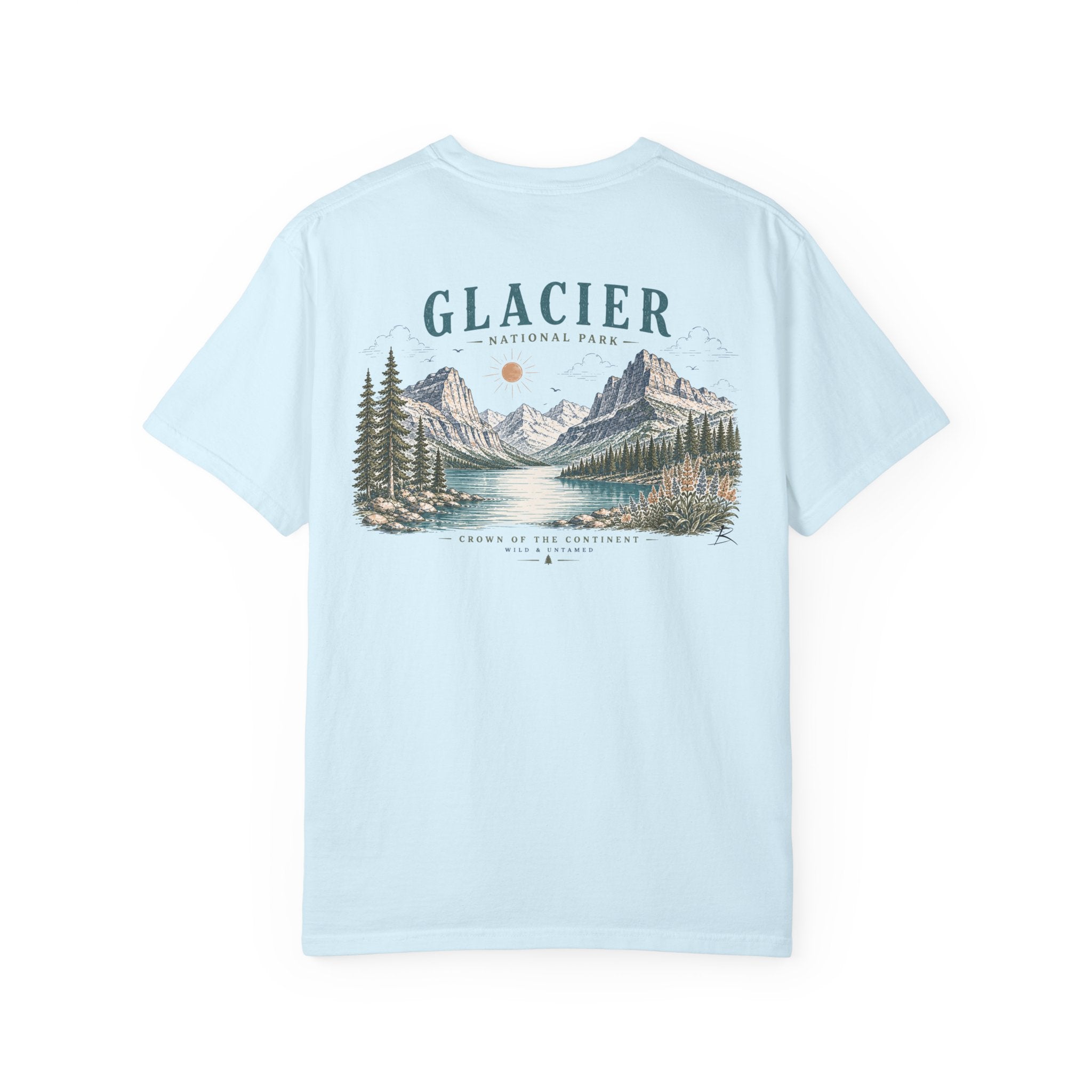 Glacier – Sketch Tee | Summits & Sunsets