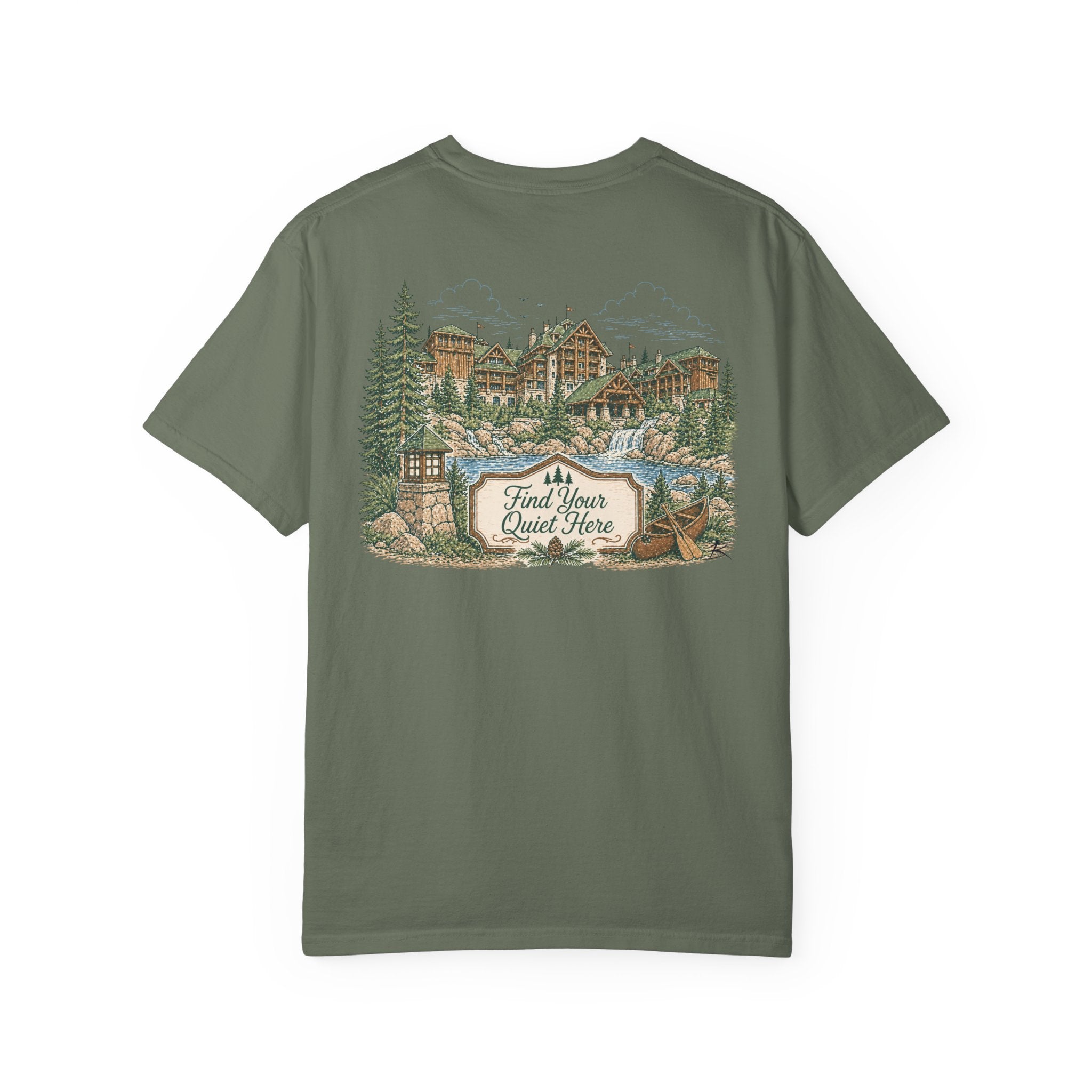Wilderness Lodge– Sketch Tee | Pastel Escapes