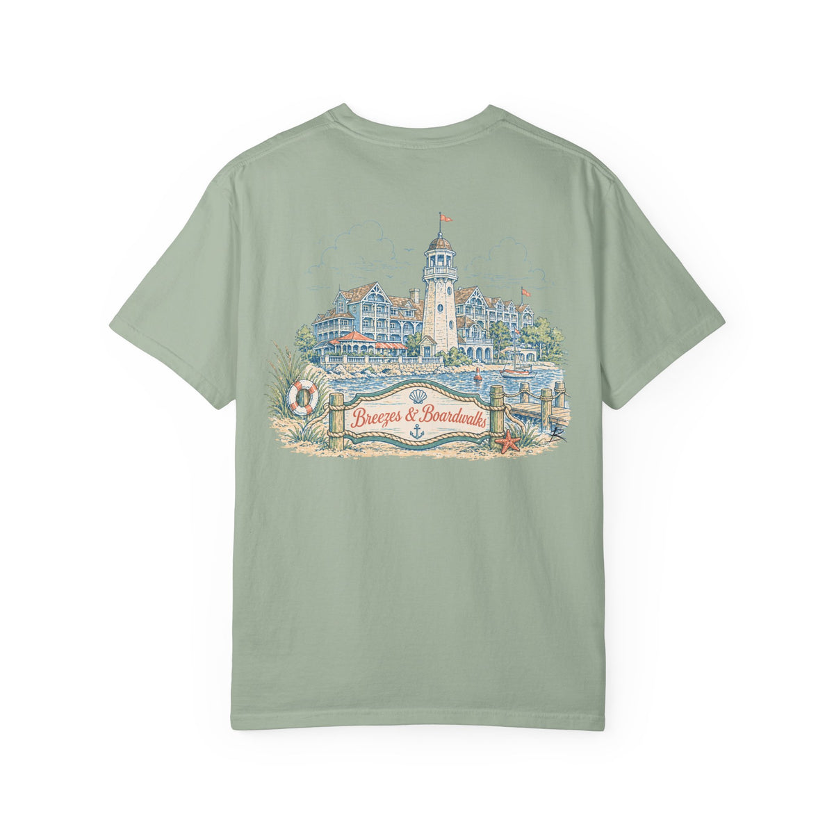 Beach Club – Sketch Tee | Pastel Escapes