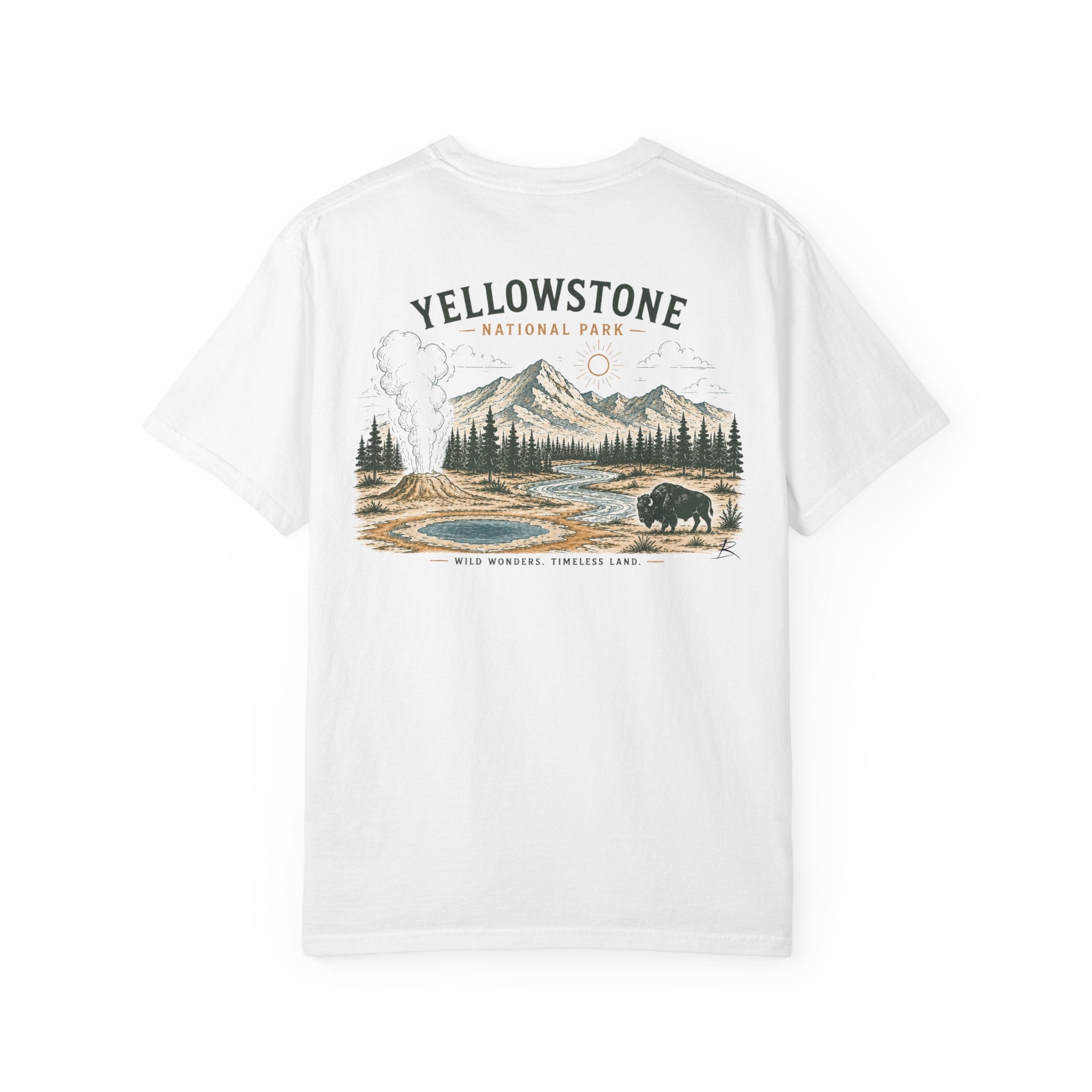 Yellowstone – Sketch Tee | Summits & Sunsets