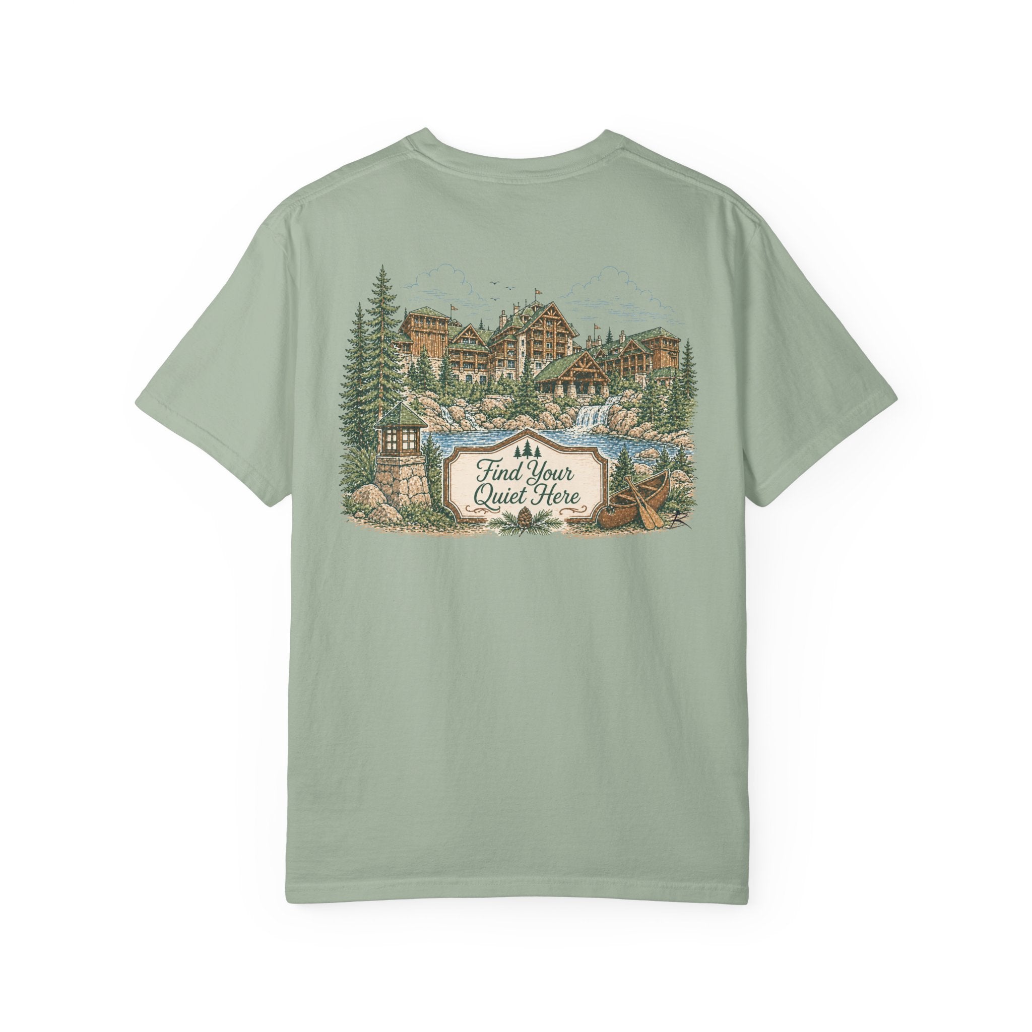 Wilderness Lodge– Sketch Tee | Pastel Escapes