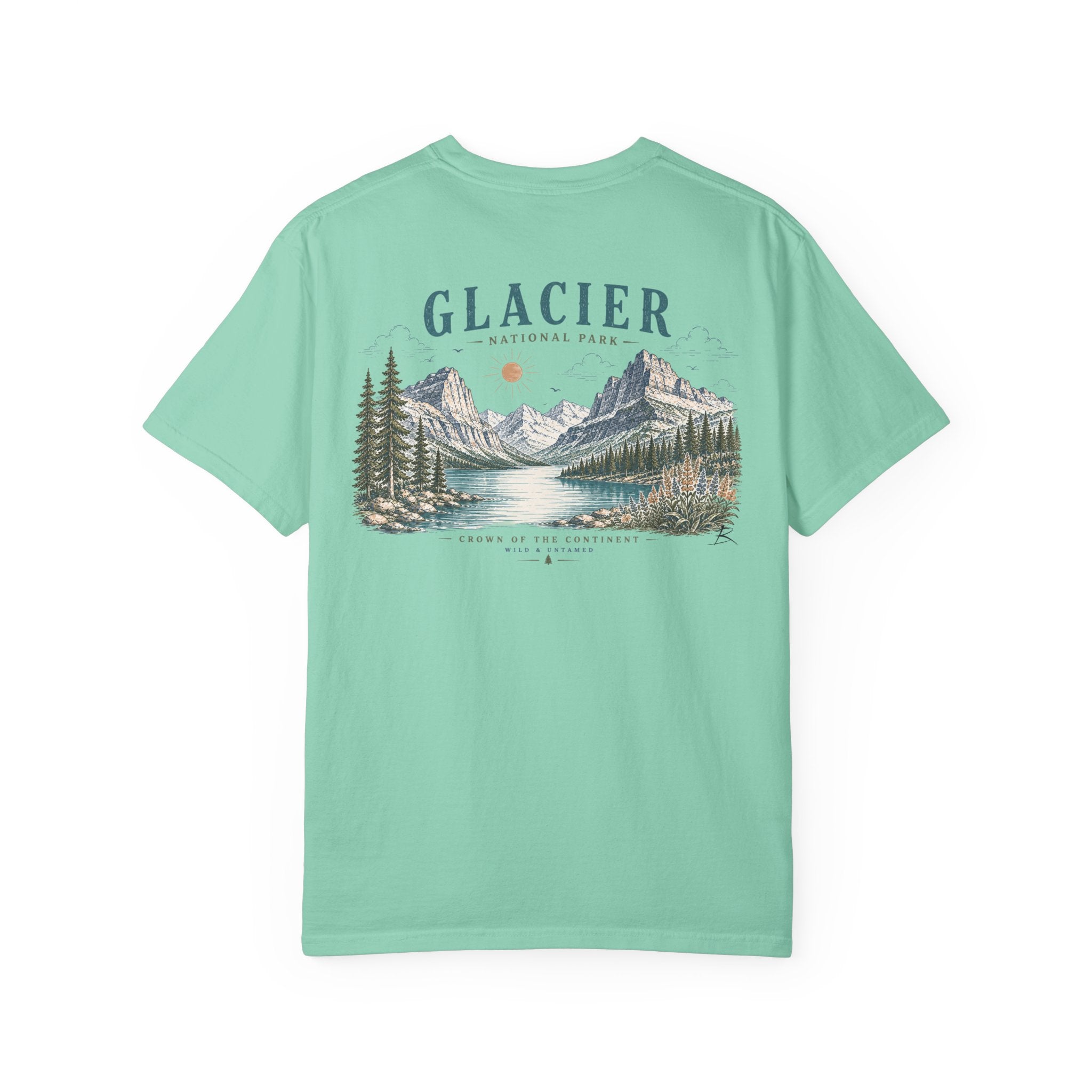 Glacier – Sketch Tee | Summits & Sunsets