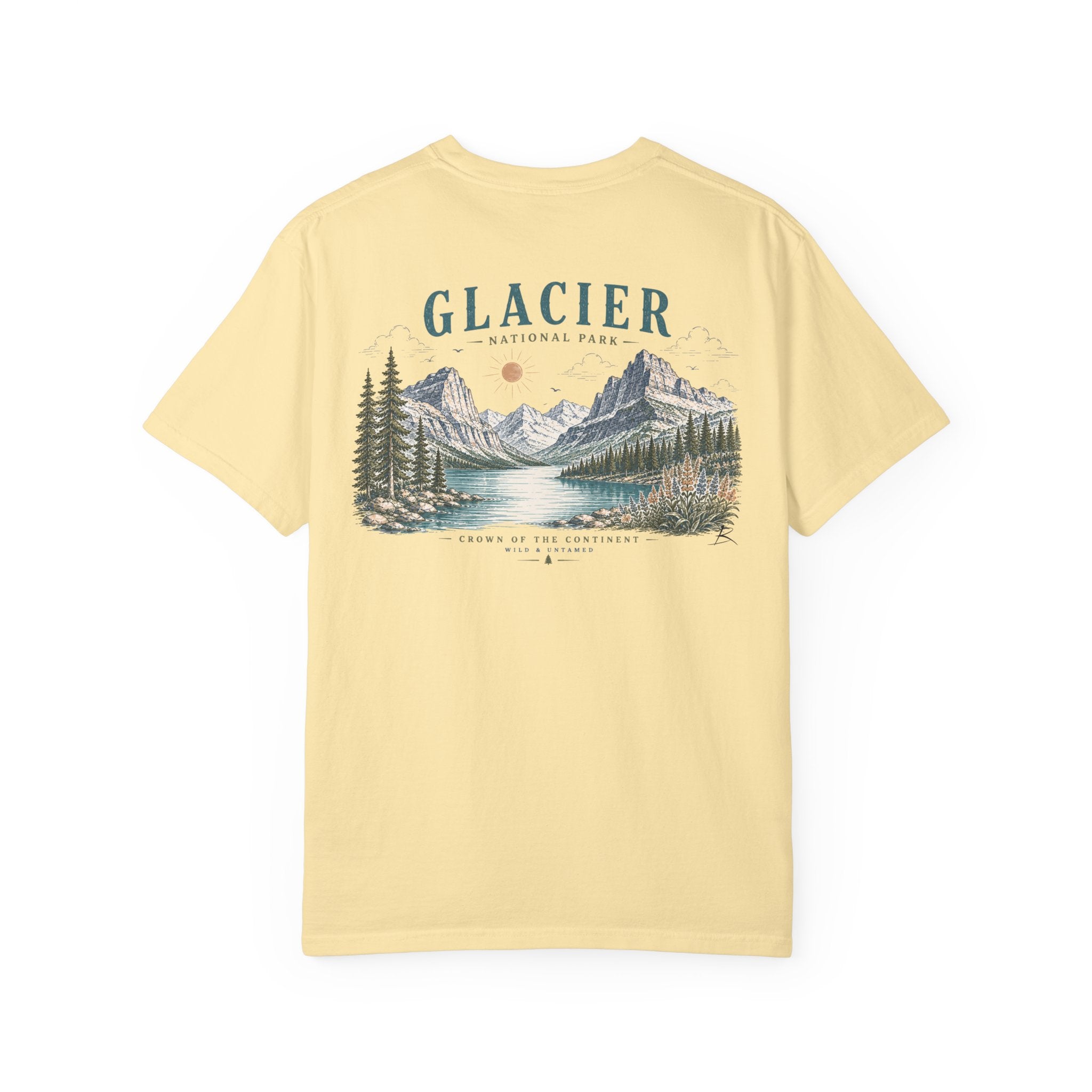 Glacier – Sketch Tee | Summits & Sunsets