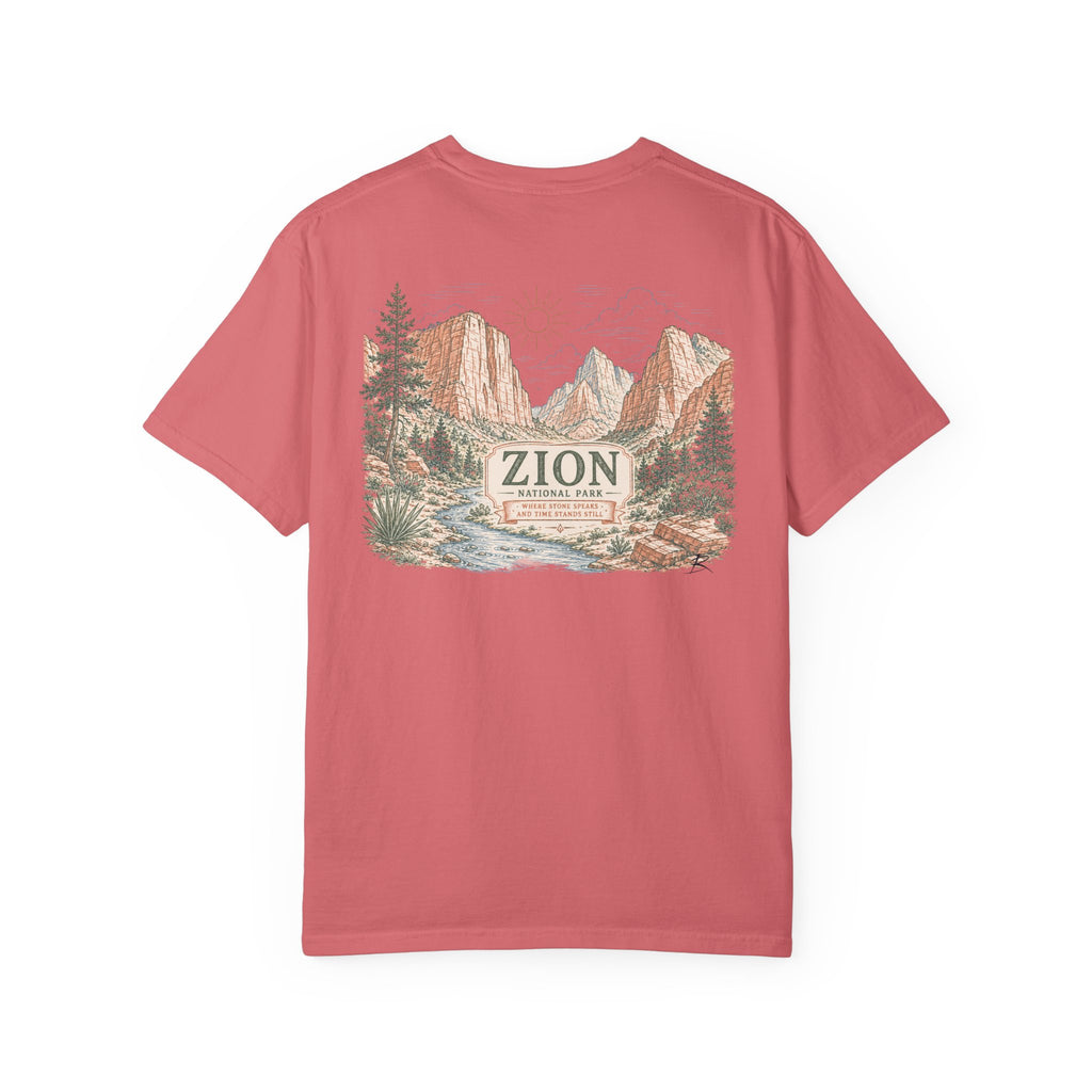 Zion – Sketch Tee | Summits & Sunsets